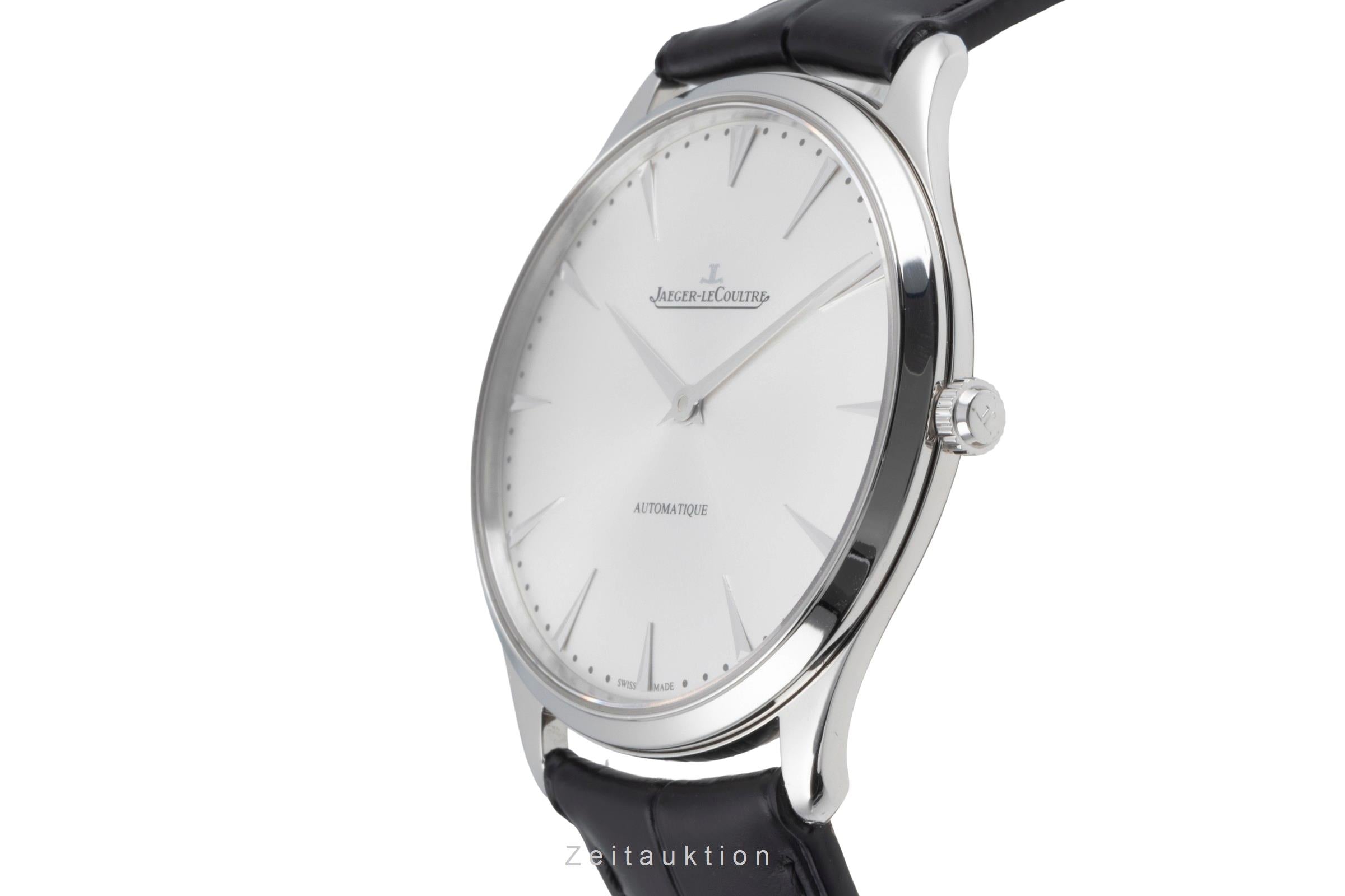 Jaeger LeCoultre Master Ultra Thin steel automatic men's watch Q1338421 ,170.8.37  [2505896]