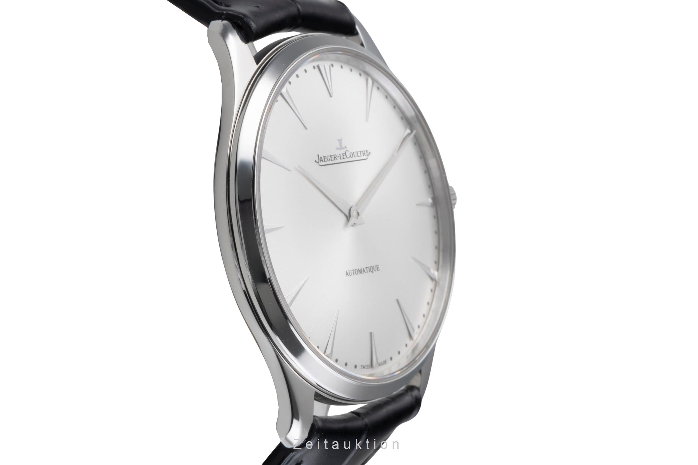 Jaeger LeCoultre Master Ultra Thin steel automatic men's watch Q1338421 ,170.8.37  [2505896]