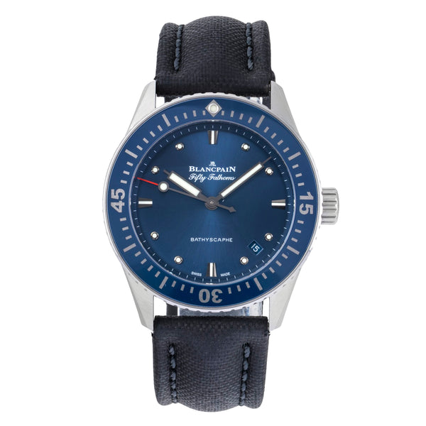 Blancpain Fifty Fathoms acier automatique montre pour hommes 5100-1140-O52A	  [2505900]