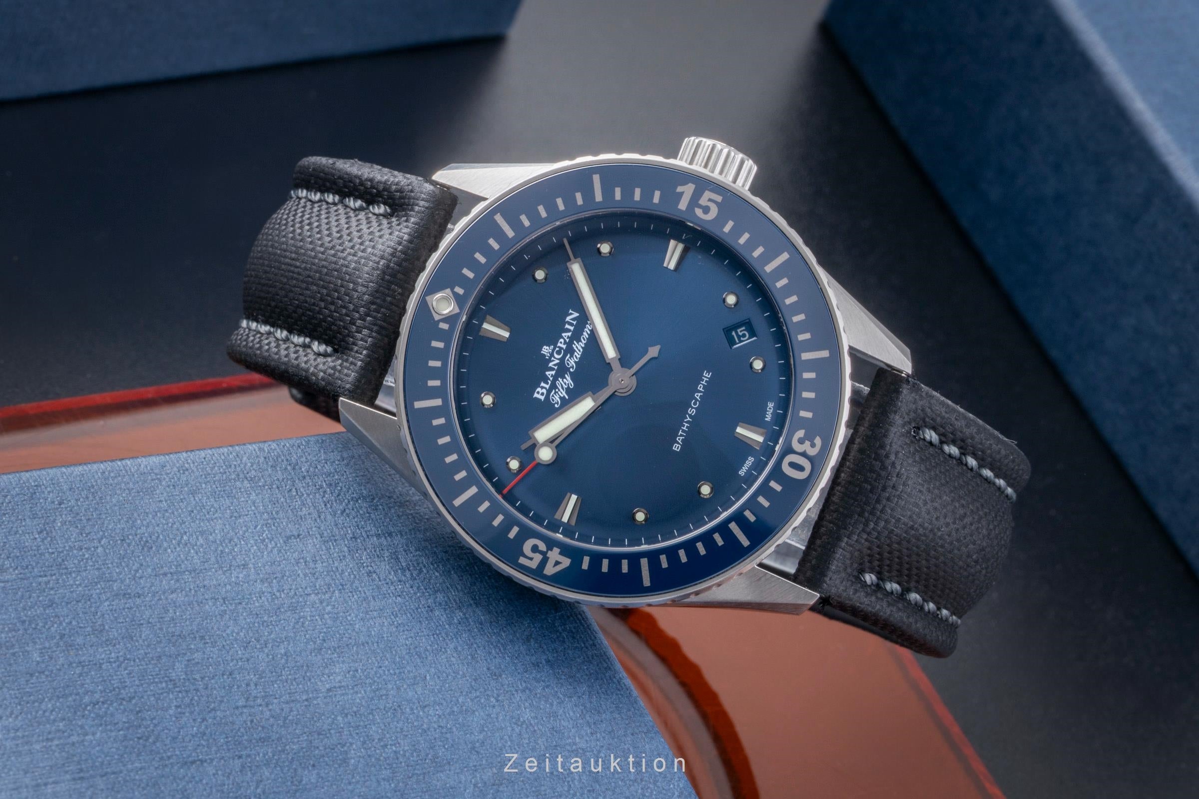 Blancpain Fifty Fathoms acier automatique montre pour hommes 5100-1140-O52A	  [2505900]