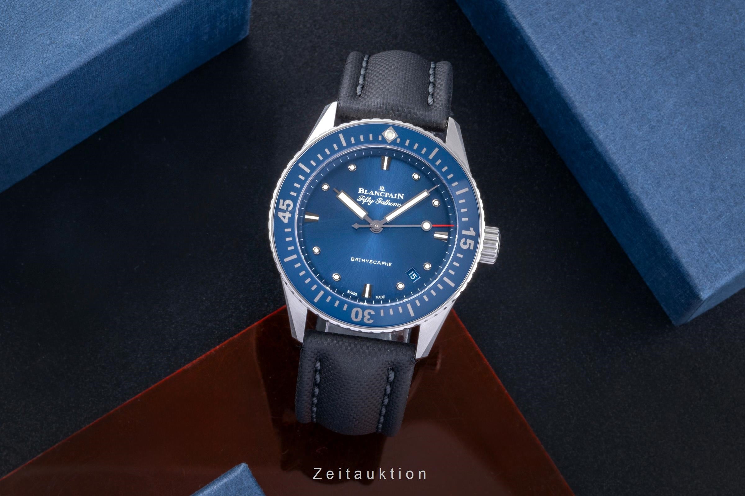 Blancpain Fifty Fathoms acier automatique montre pour hommes 5100-1140-O52A	  [2505900]