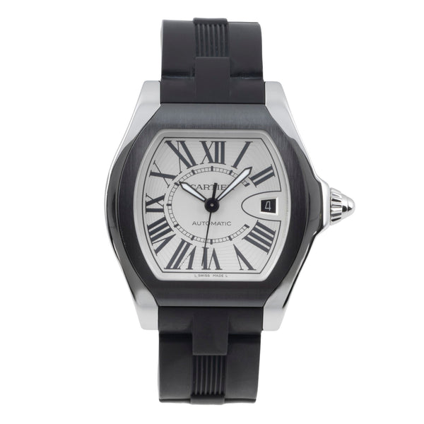Cartier Roadster steel automatic men's watch W6206018  [2505901]