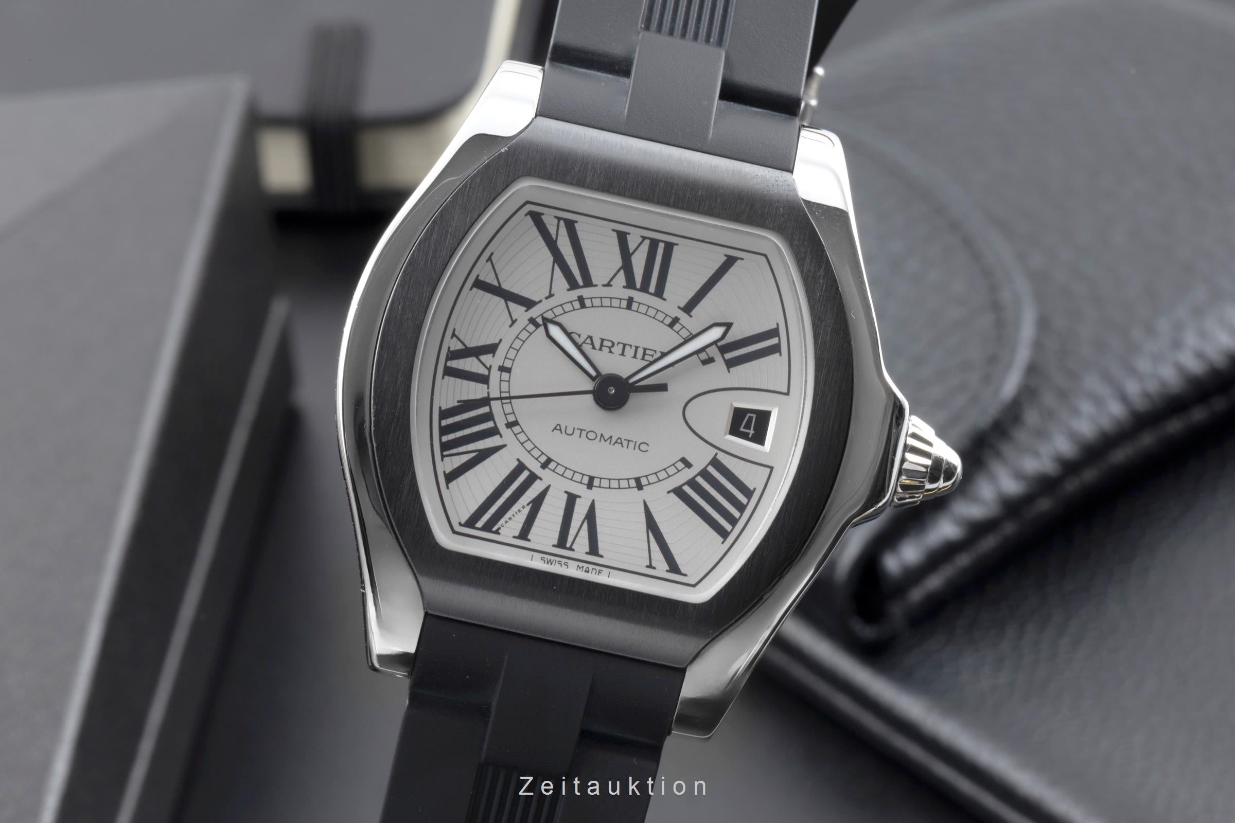 Cartier Roadster steel automatic men's watch W6206018  [2505901]