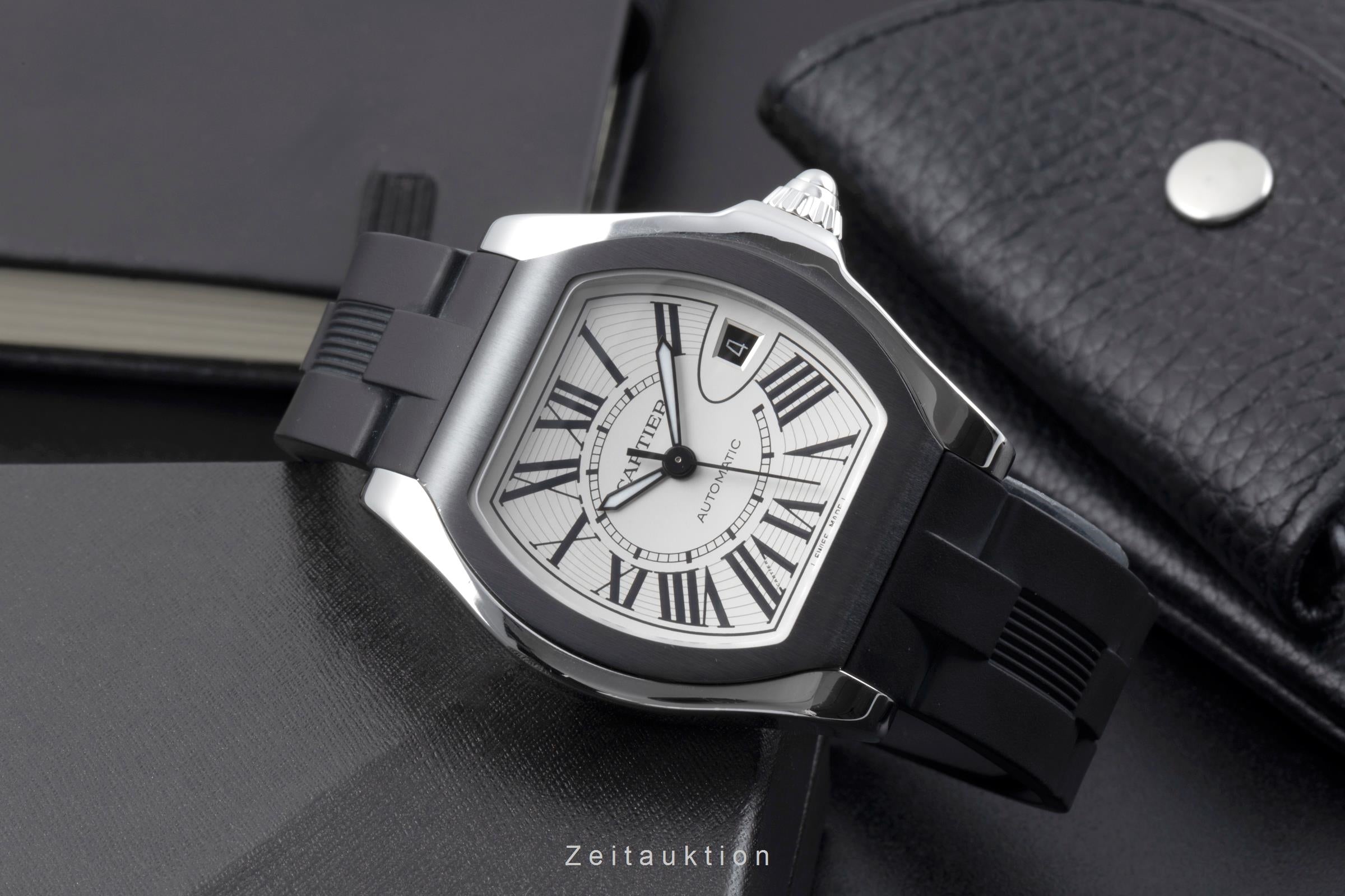 Cartier Roadster steel automatic men's watch W6206018  [2505901]