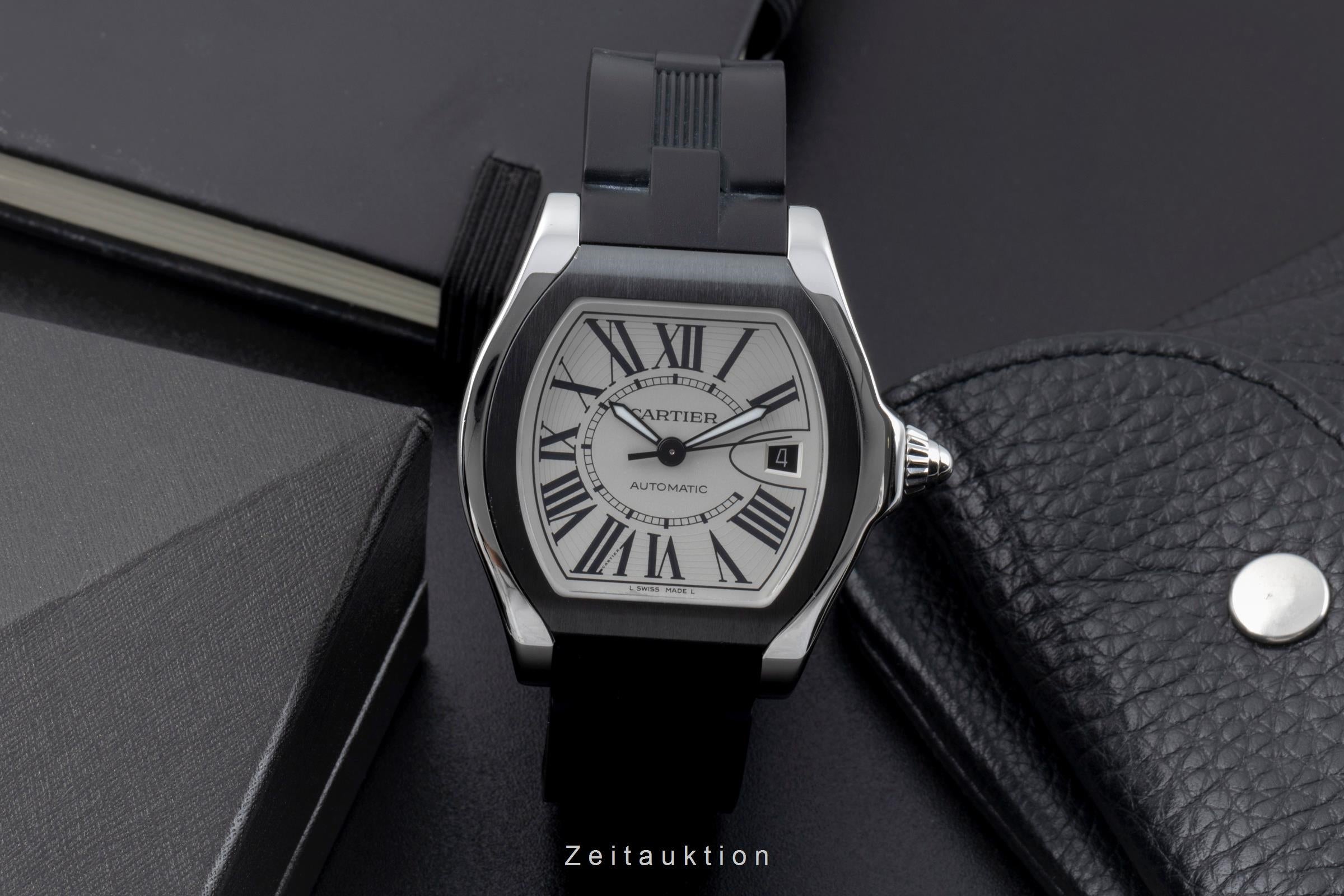 Cartier Roadster steel automatic men's watch W6206018  [2505901]