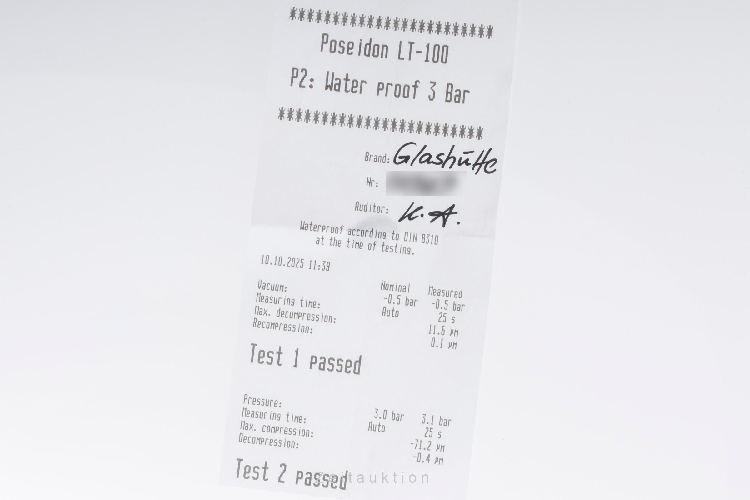 Glashütte PanoMaticDate acero automático reloj para caballeros 90-01-02-02-04  [2505903]