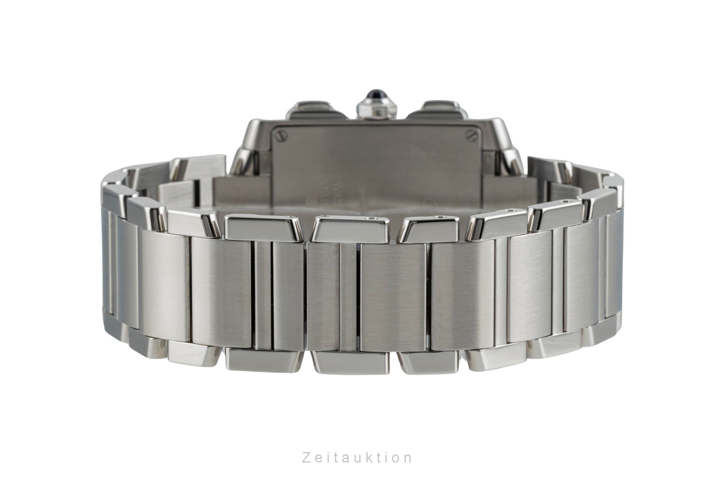 Cartier Tank Francaise chronograph steel quartz unisex W51024Q3  [2505904]