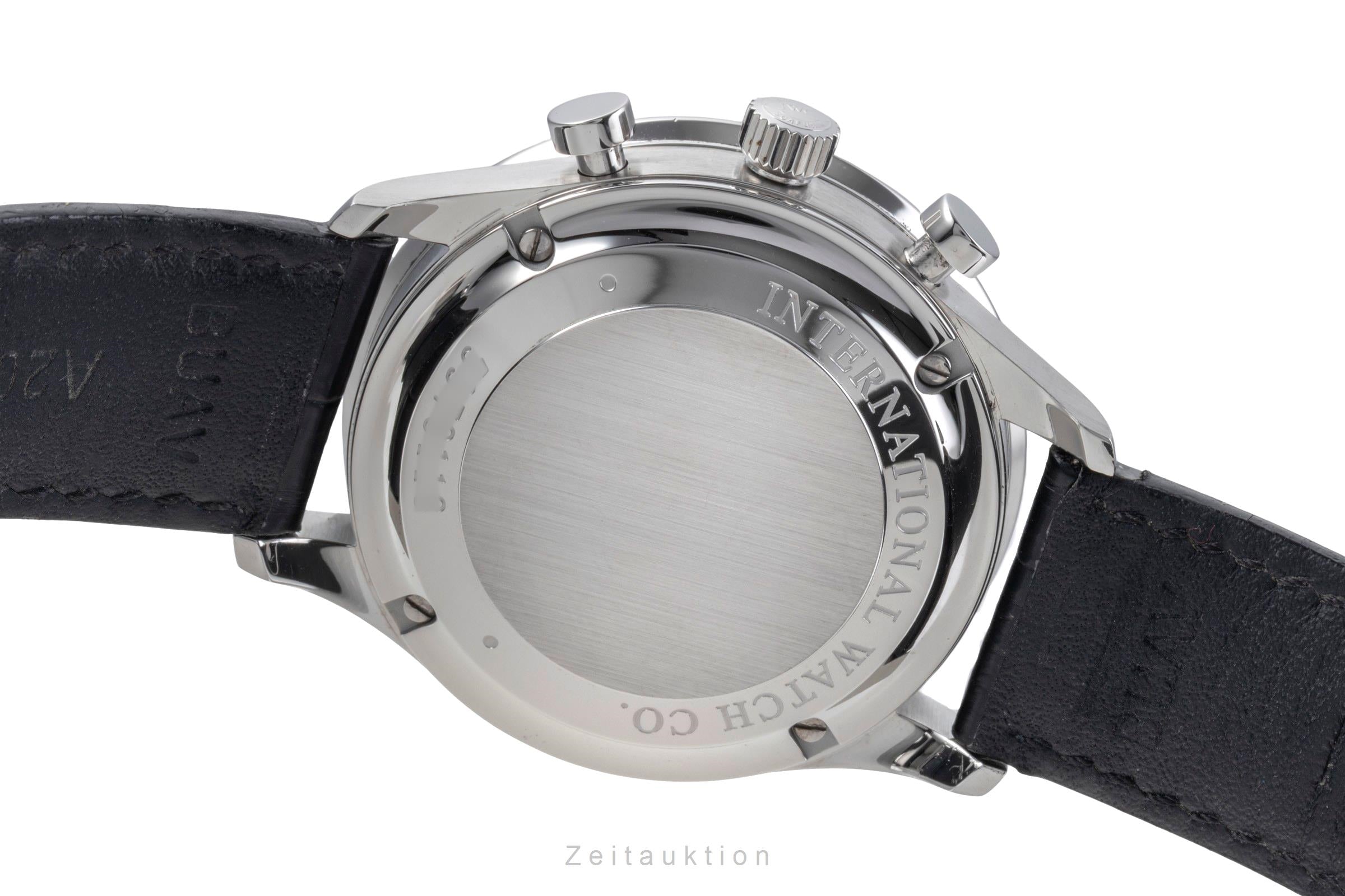 IWC Portugieser chronographe acier automatique montre pour hommes IW371447 LP: 9100EUR  [2505905]