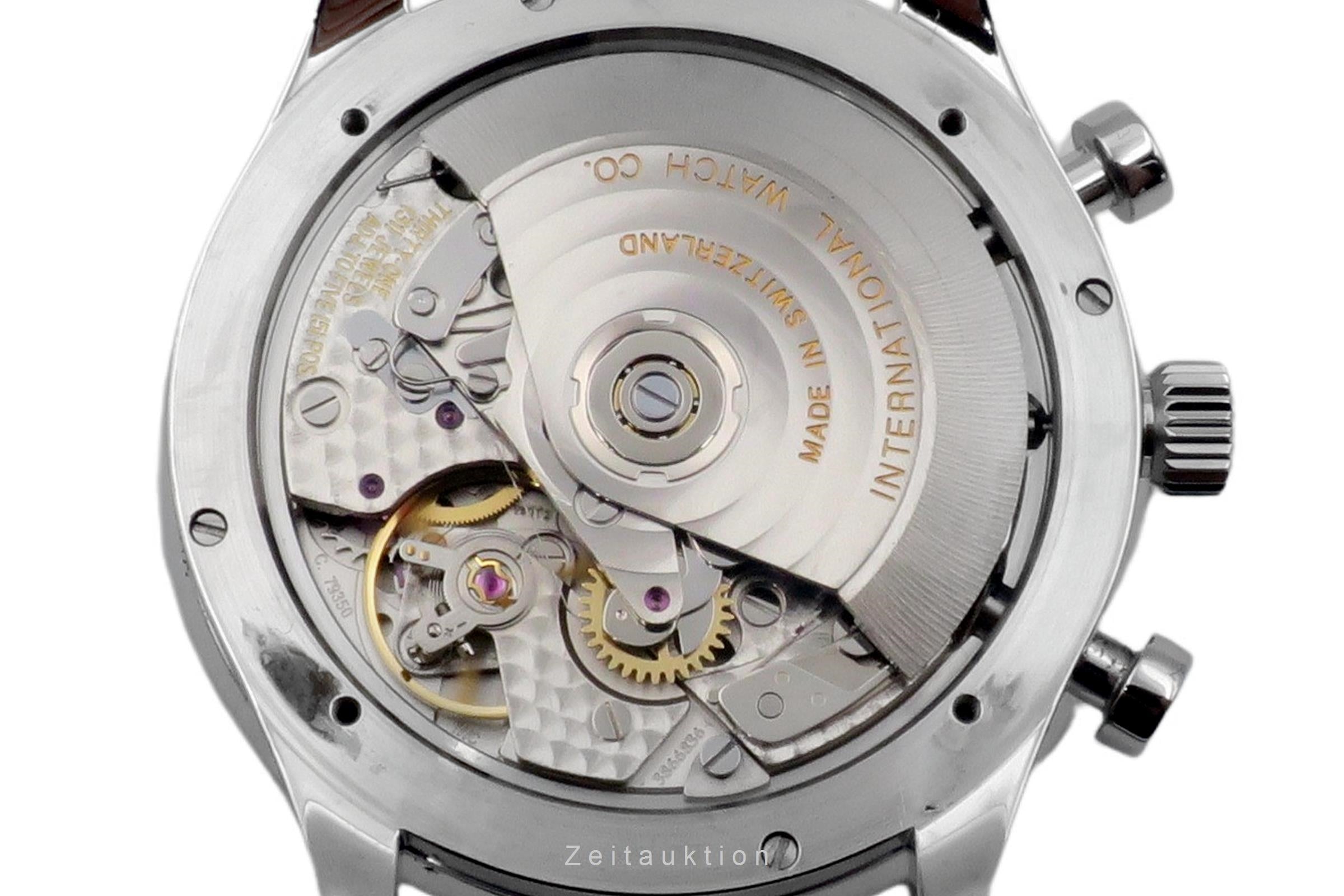 IWC Portugieser chronographe acier automatique montre pour hommes IW371447 LP: 9100EUR  [2505905]