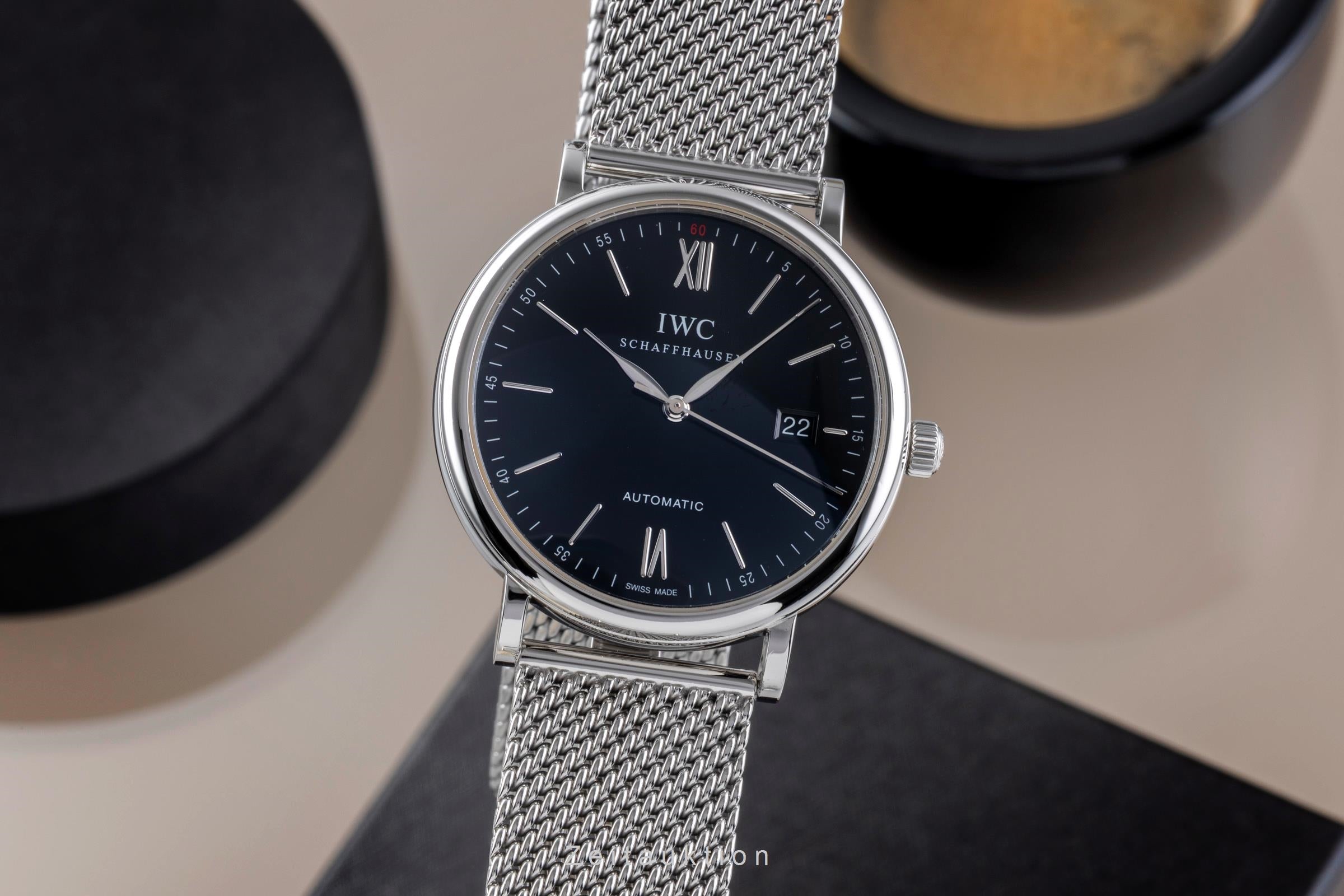 IWC Portofino acier automatique montre pour hommes IW356502 LP: 6300EUR  [2505913]