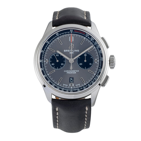 Breitling Premier cronografo acciaio automatismo orologio da uomo AB0118221B1P1 LP: 9050EUR  [2505918]