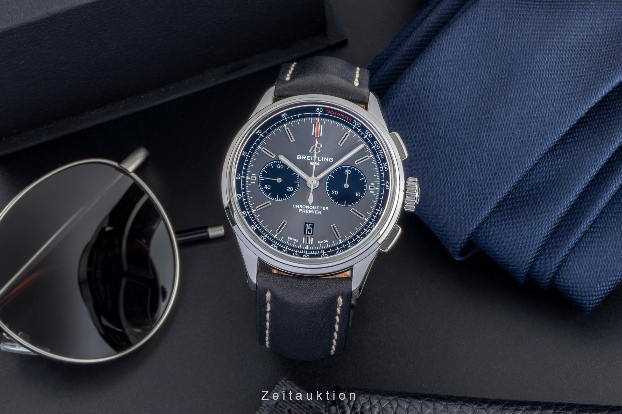 Breitling Premier cronografo acciaio automatismo orologio da uomo AB0118221B1P1 LP: 9050EUR  [2505918]