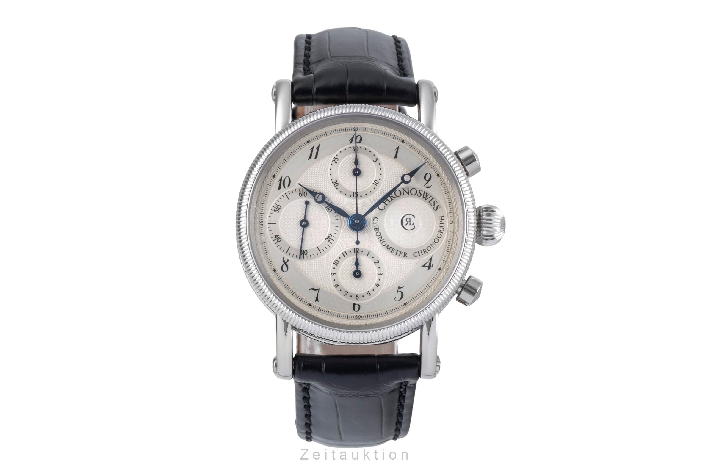 Chronoswiss Chronometer Chronograph chronographe acier automatique montre pour hommes CH7523  [2505919]