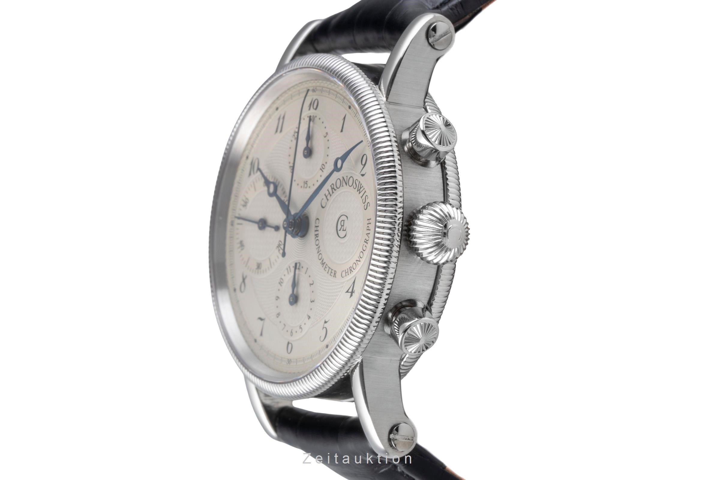 Chronoswiss Chronometer Chronograph chronographe acier automatique montre pour hommes CH7523  [2505919]