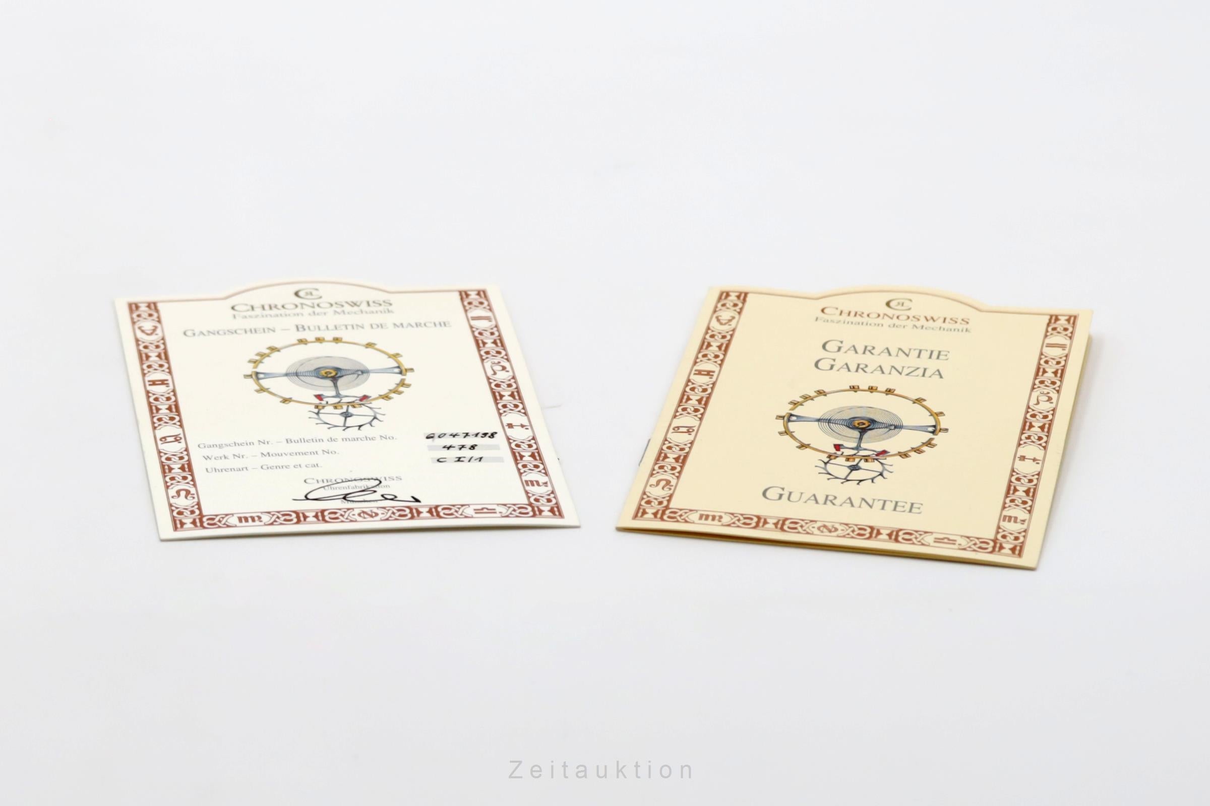 Chronoswiss Chronometer Chronograph chronographe acier automatique montre pour hommes CH7523  [2505919]