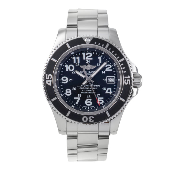 Breitling Superocean II 42 Stahl Automatik Herrenuhr Ref. A17365C9/BD67 B&P 2018 [2505922]
