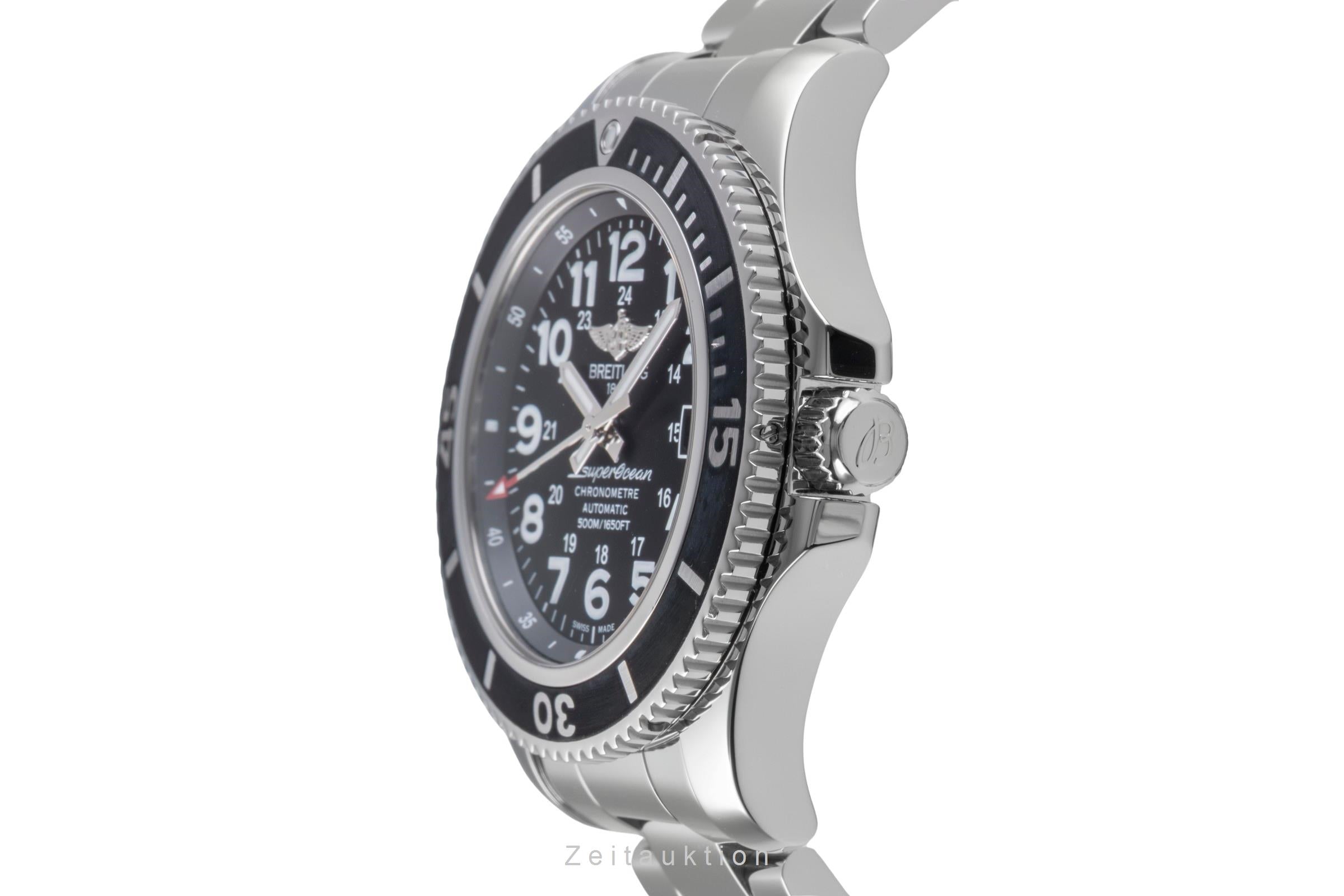 Breitling Superocean II 42 Stahl Automatik Herrenuhr Ref. A17365C9/BD67 B&P 2018 [2505922]