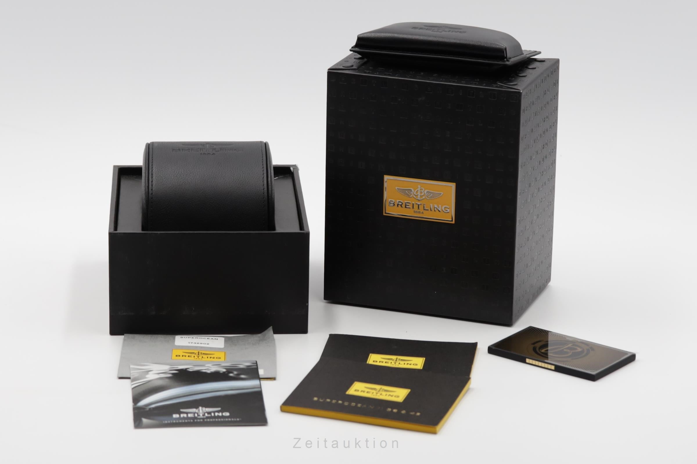 Breitling Superocean II 42 Stahl Automatik Herrenuhr Ref. A17365C9/BD67 B&P 2018 [2505922]