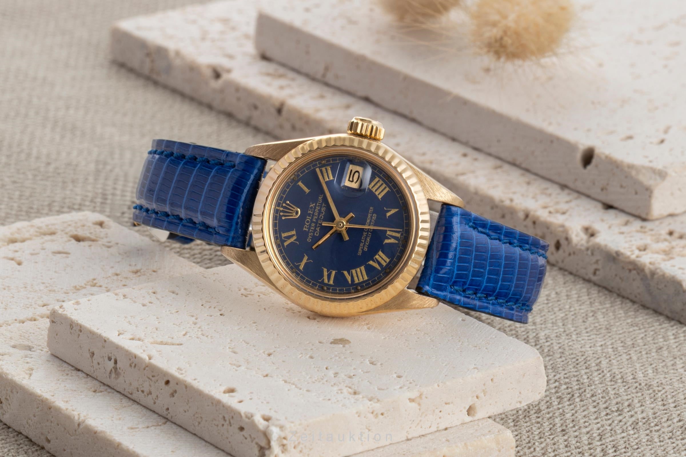 Rolex Lady Datejust 18 ct gold automatic women's watch 6917 Vintage  [2505925]