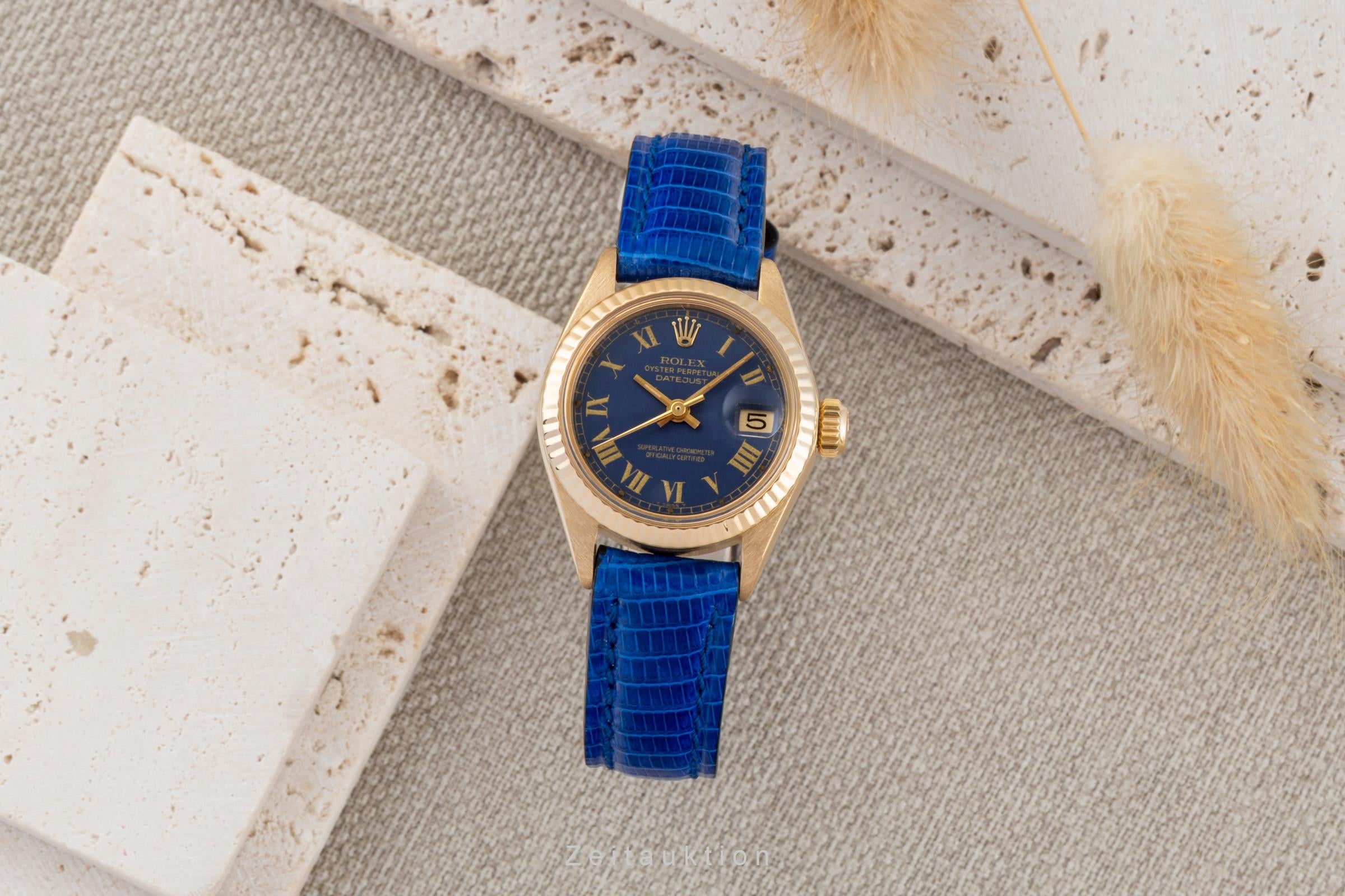 Rolex Lady Datejust 18 ct gold automatic women's watch 6917 Vintage  [2505925]