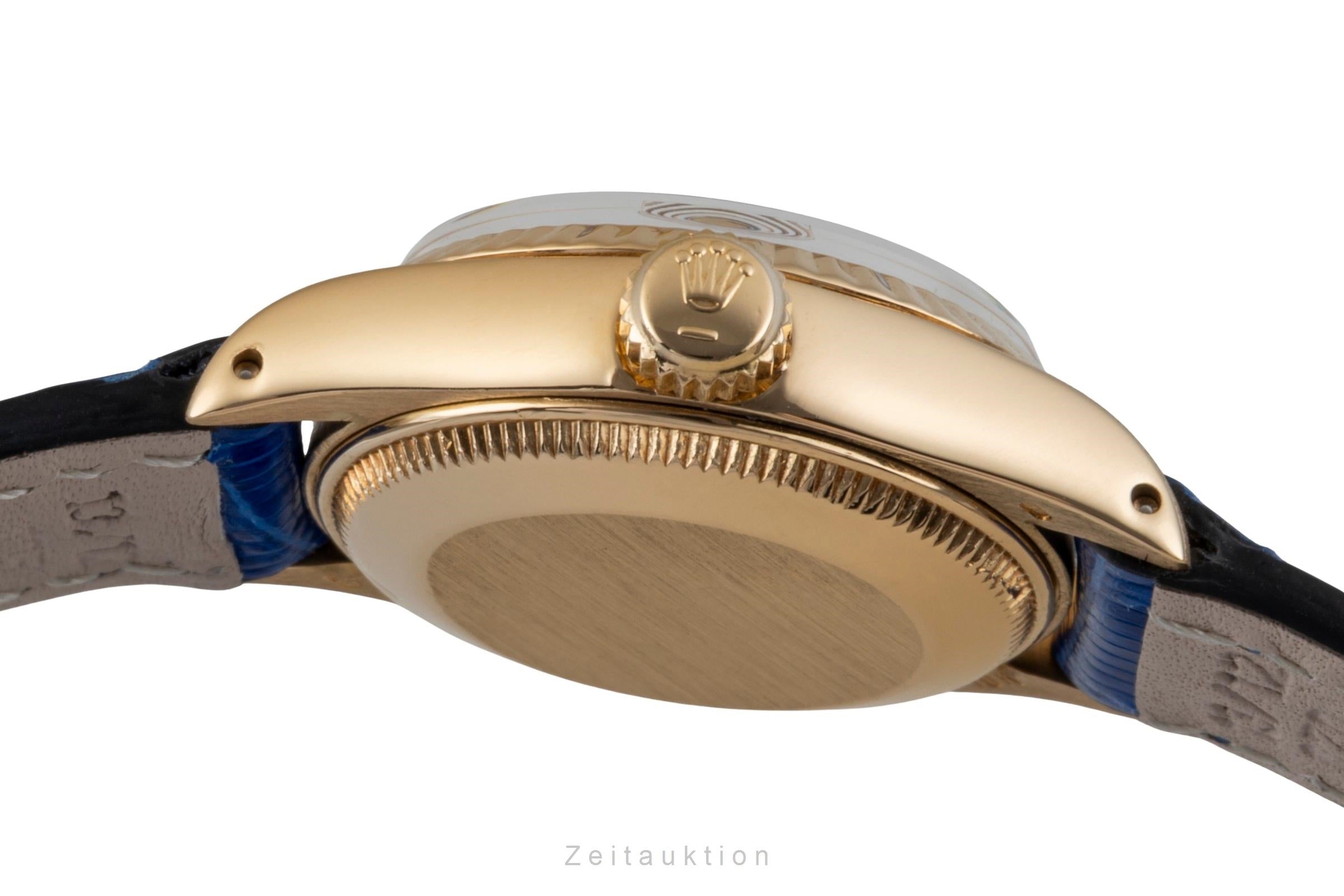 Rolex Lady Datejust 18 ct gold automatic women's watch 6917 Vintage  [2505925]