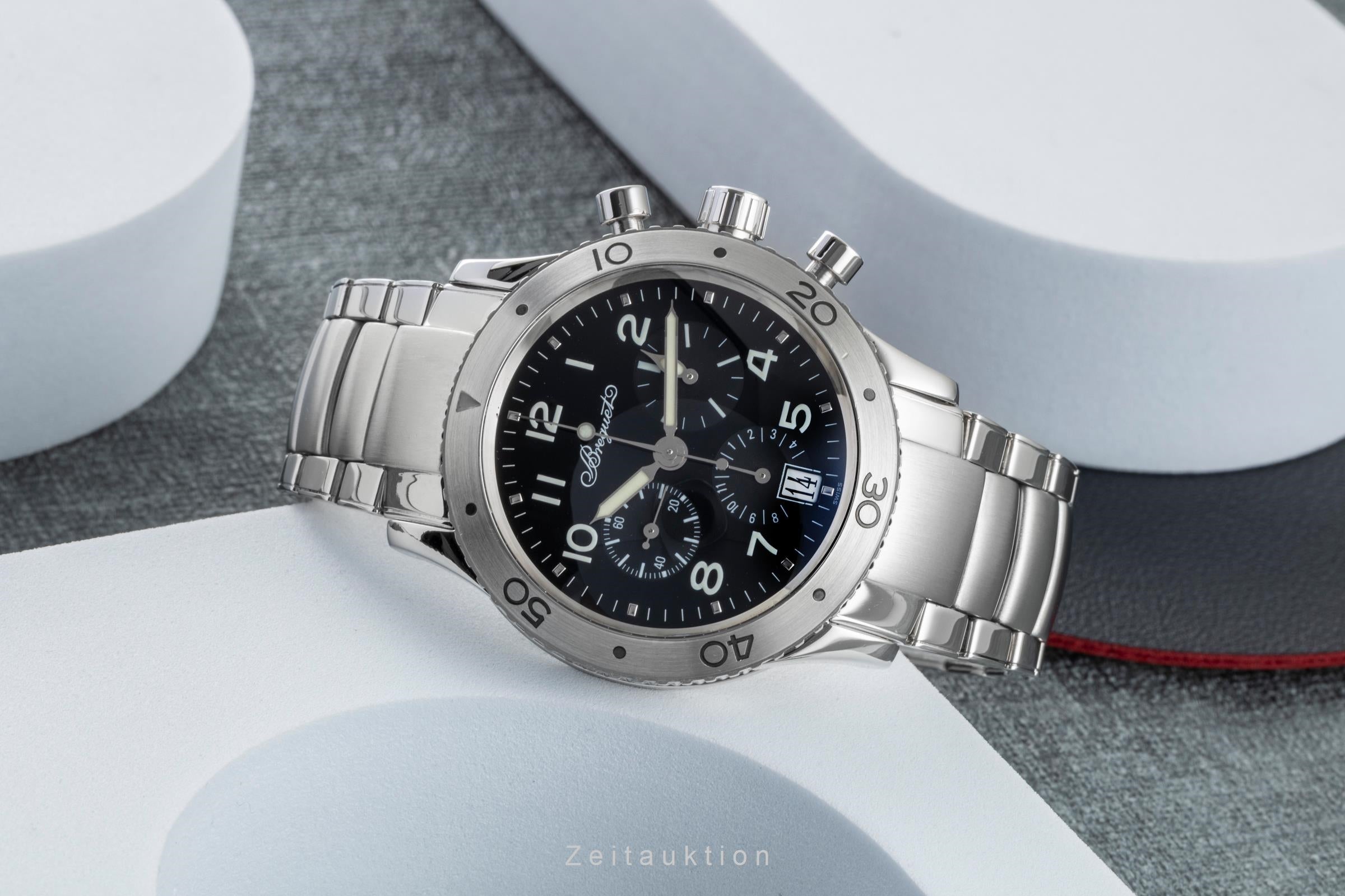 Breguet Type XX chronographe acier automatique montre pour hommes 3820  [2505927]