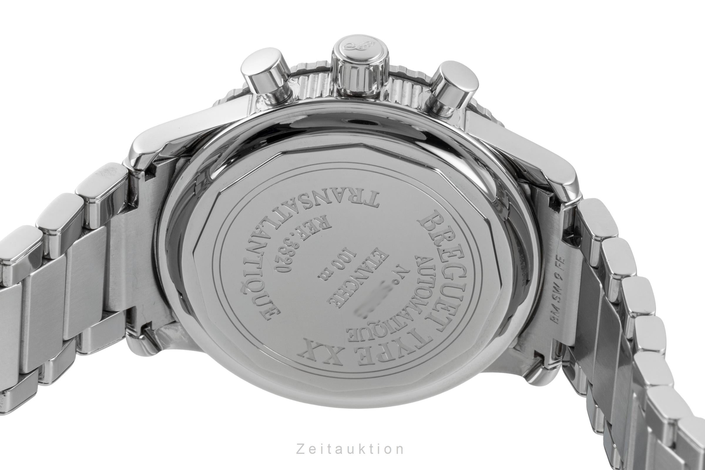 Breguet Type XX chronographe acier automatique montre pour hommes 3820  [2505927]