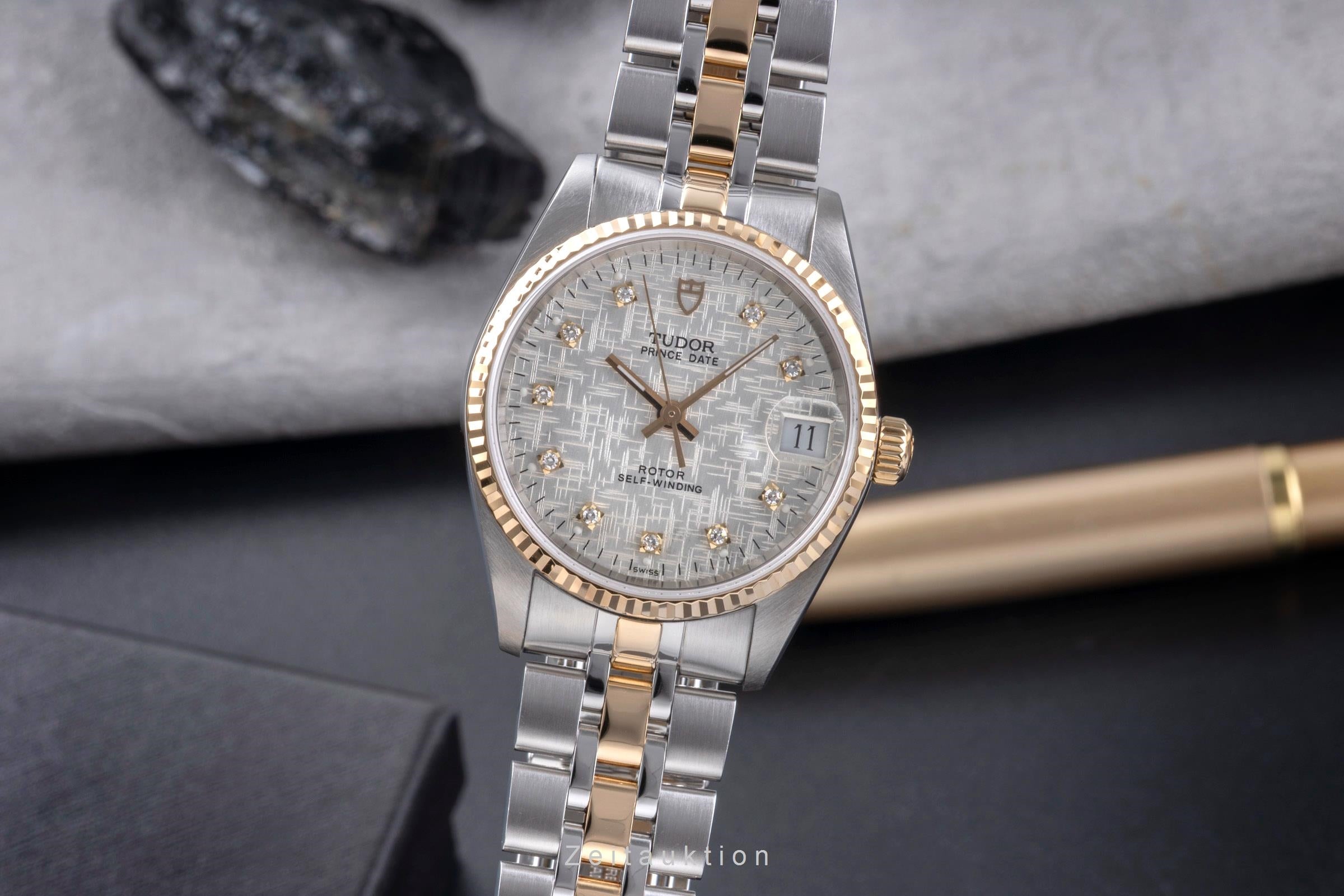 Tudor Prince Date acier / or  automatique unisexe 72033  [2505928]