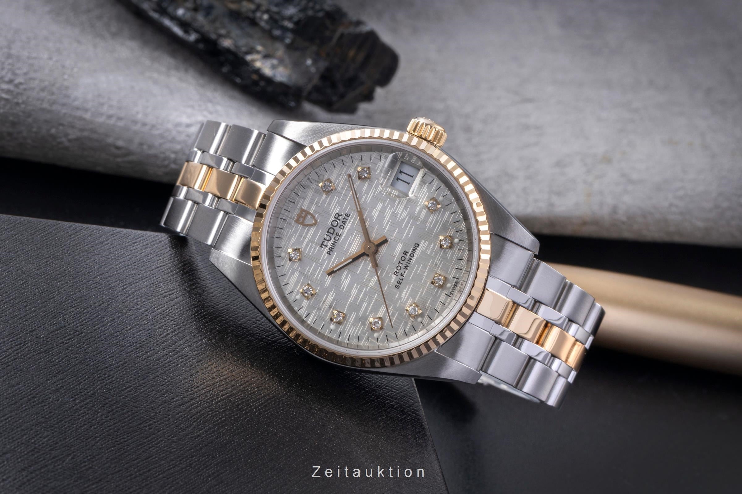 Tudor Prince Date acier / or  automatique unisexe 72033  [2505928]