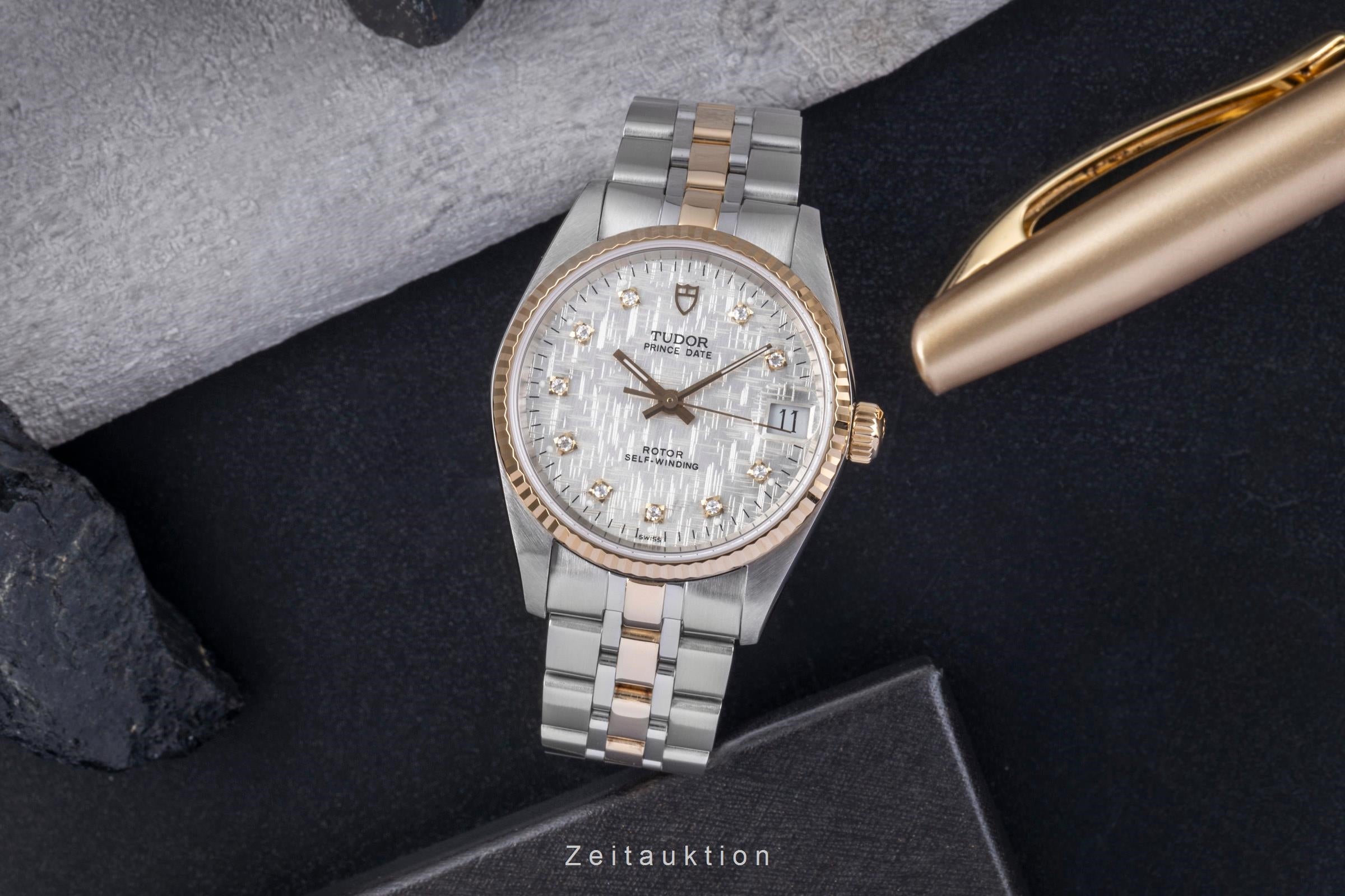 Tudor Prince Date acier / or  automatique unisexe 72033  [2505928]