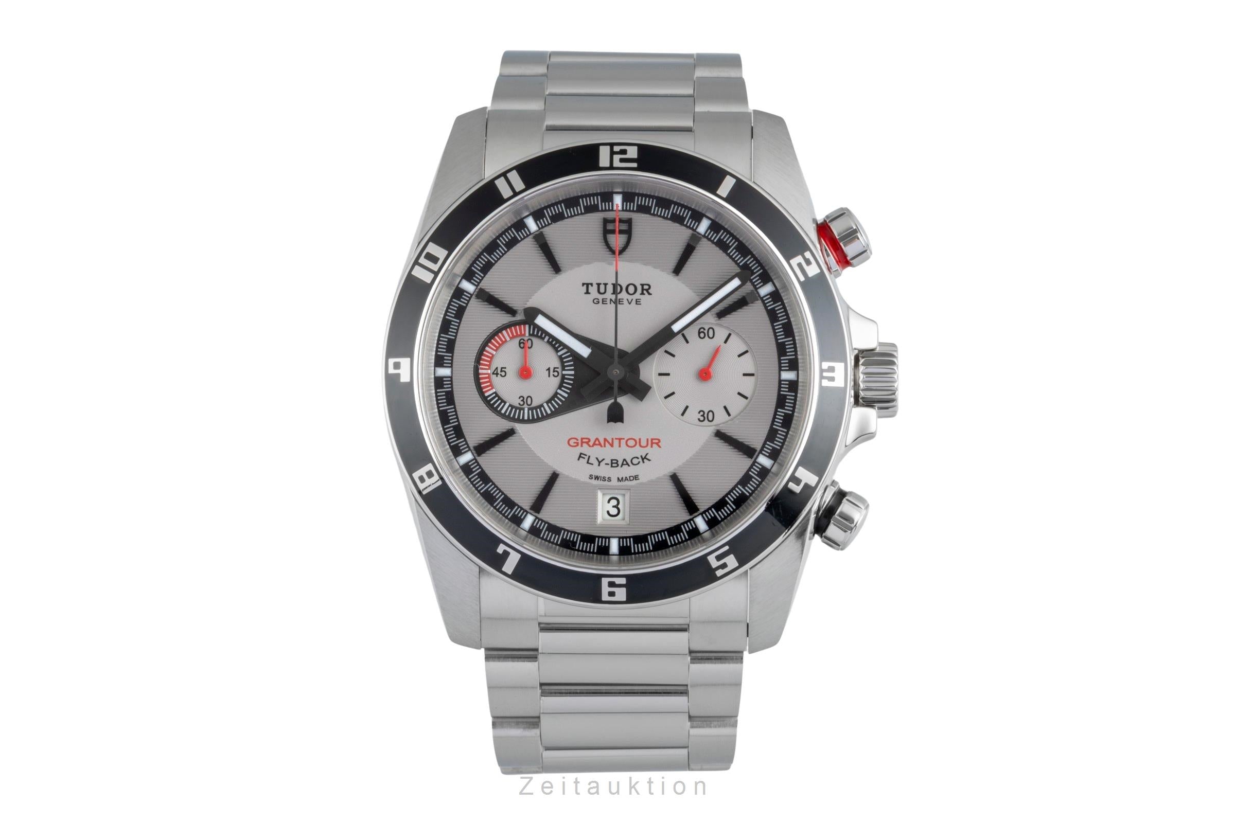Tudor Grantour chronographe acier automatique montre pour hommes 20550  [2505930]