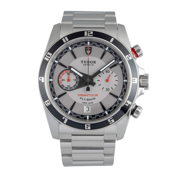 Tudor Grantour chronographe acier automatique montre pour hommes 20550  [2505930]