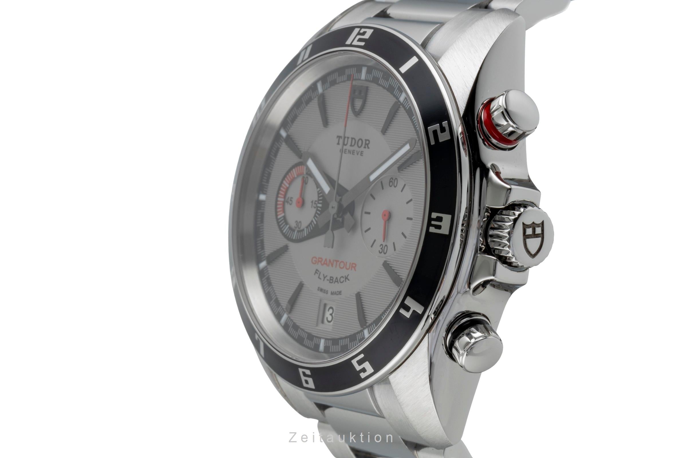 Tudor Grantour chronographe acier automatique montre pour hommes 20550  [2505930]