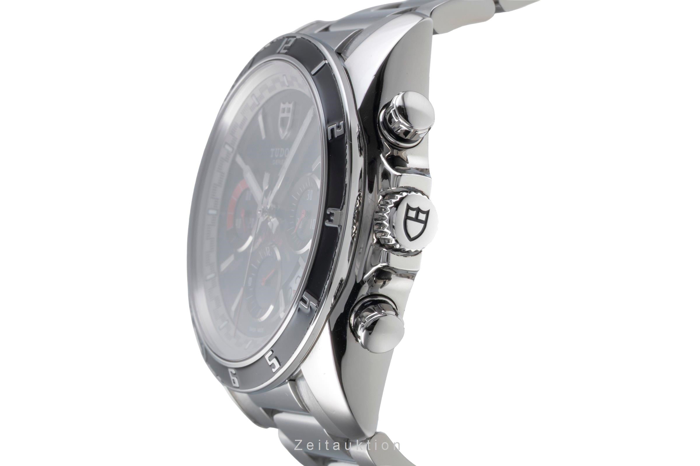 Tudor Grantour Chronograph Edelstahl Black Dial Automatik Herrenuhr Ref. 20530 [2505931]