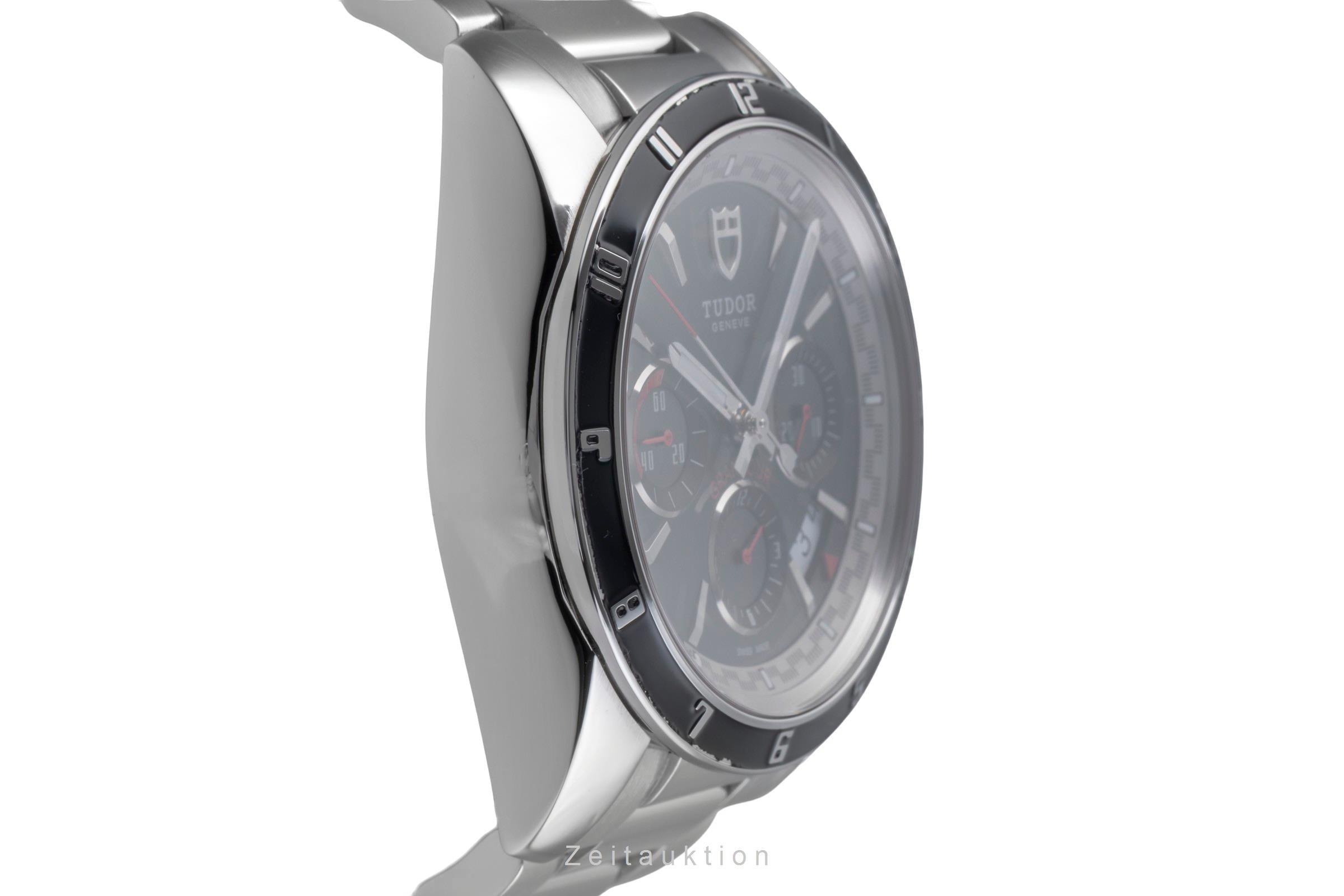 Tudor Grantour Chronograph Edelstahl Black Dial Automatik Herrenuhr Ref. 20530 [2505931]