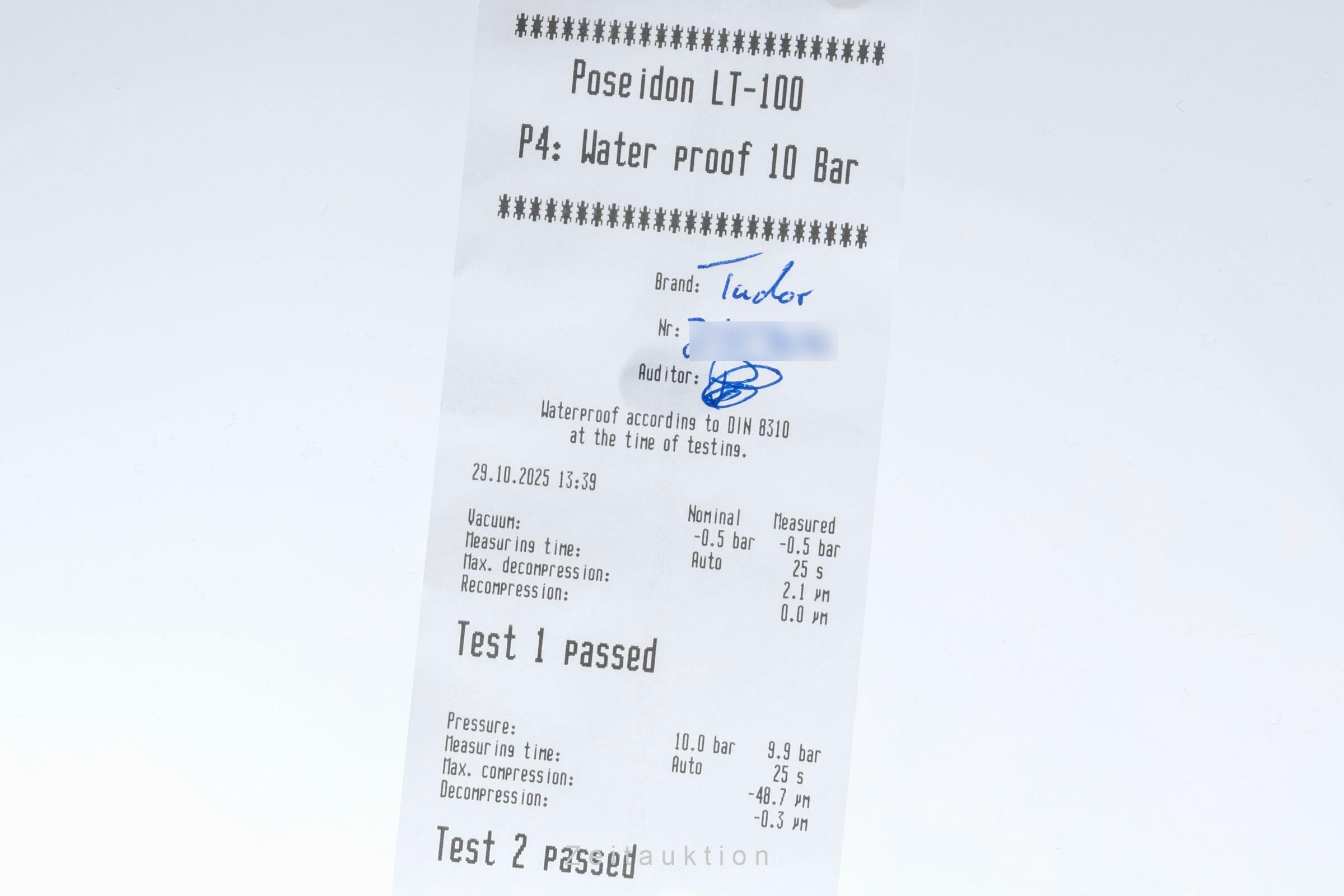 Tudor Grantour Chronograph Edelstahl Black Dial Automatik Herrenuhr Ref. 20530 [2505931]