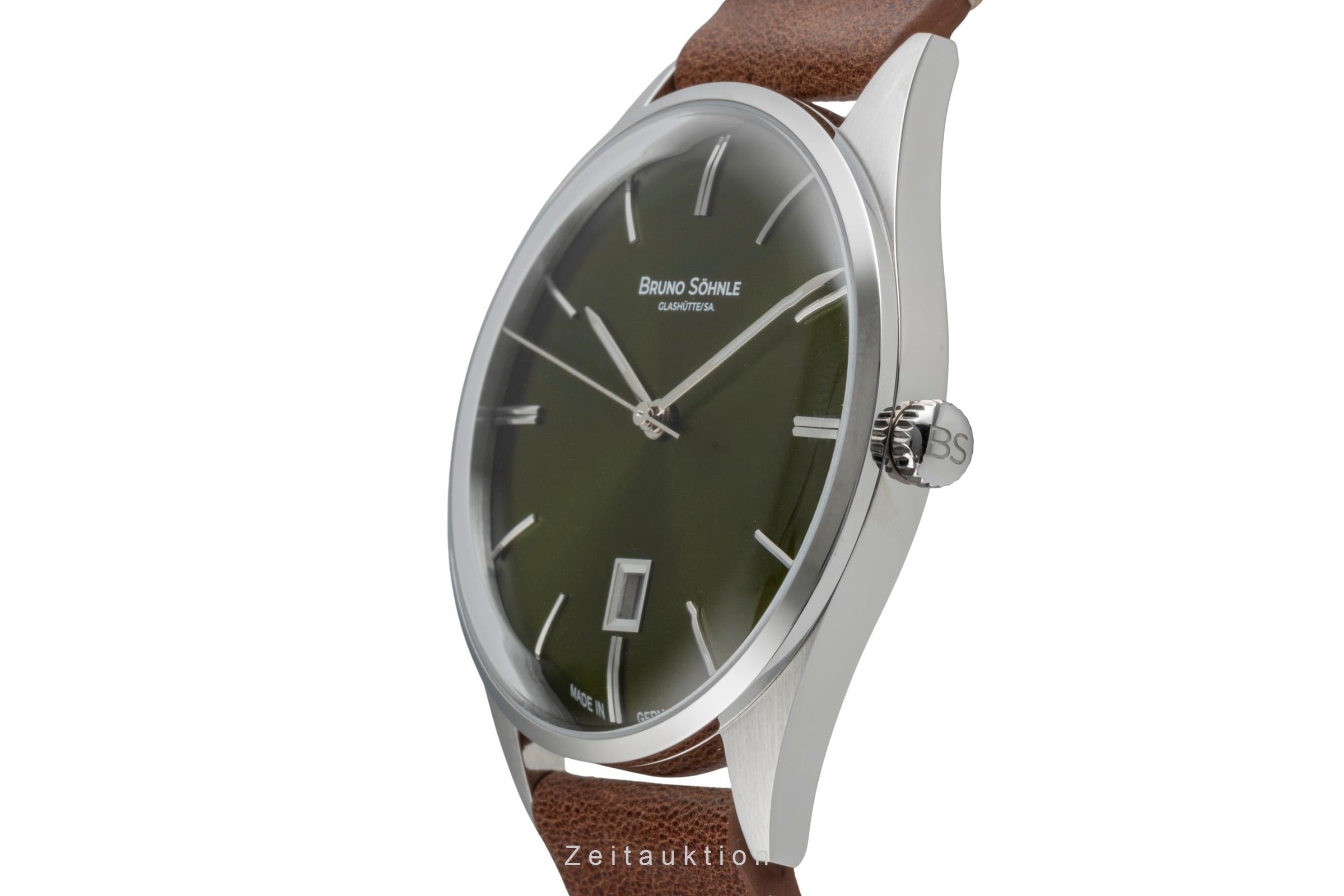 Bruno Söhnle Glashütte Merano acero cuarzo reloj para caballeros 17-13232-441  [2505932]