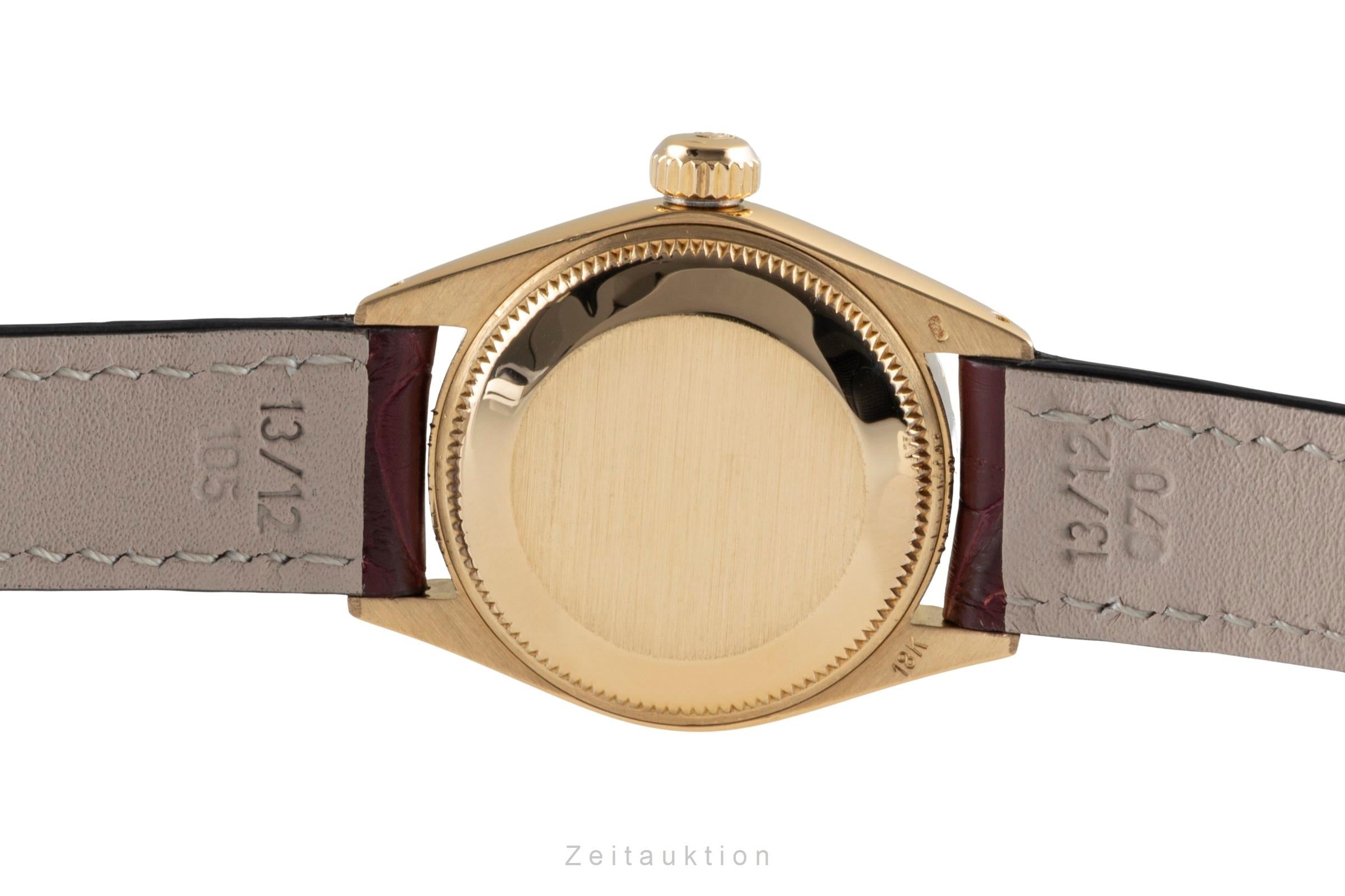 Rolex Lady Datejust 18 ct gold automatic women's watch 6904 Vintage  [2505933]