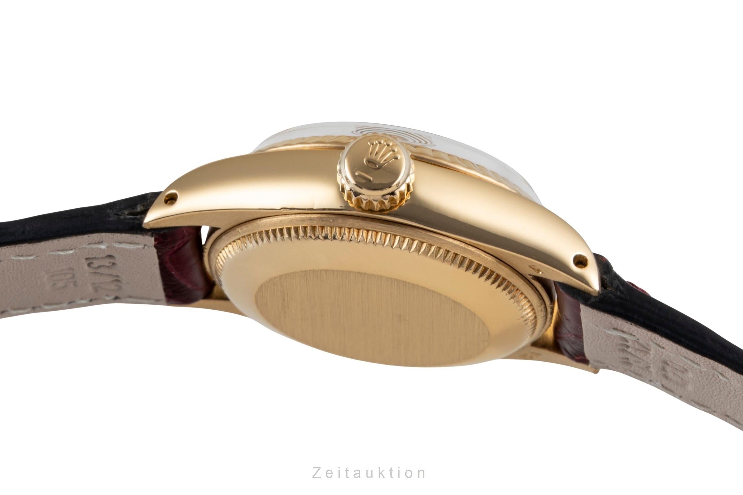 Rolex Lady Datejust 18 ct gold automatic women's watch 6904 Vintage  [2505933]