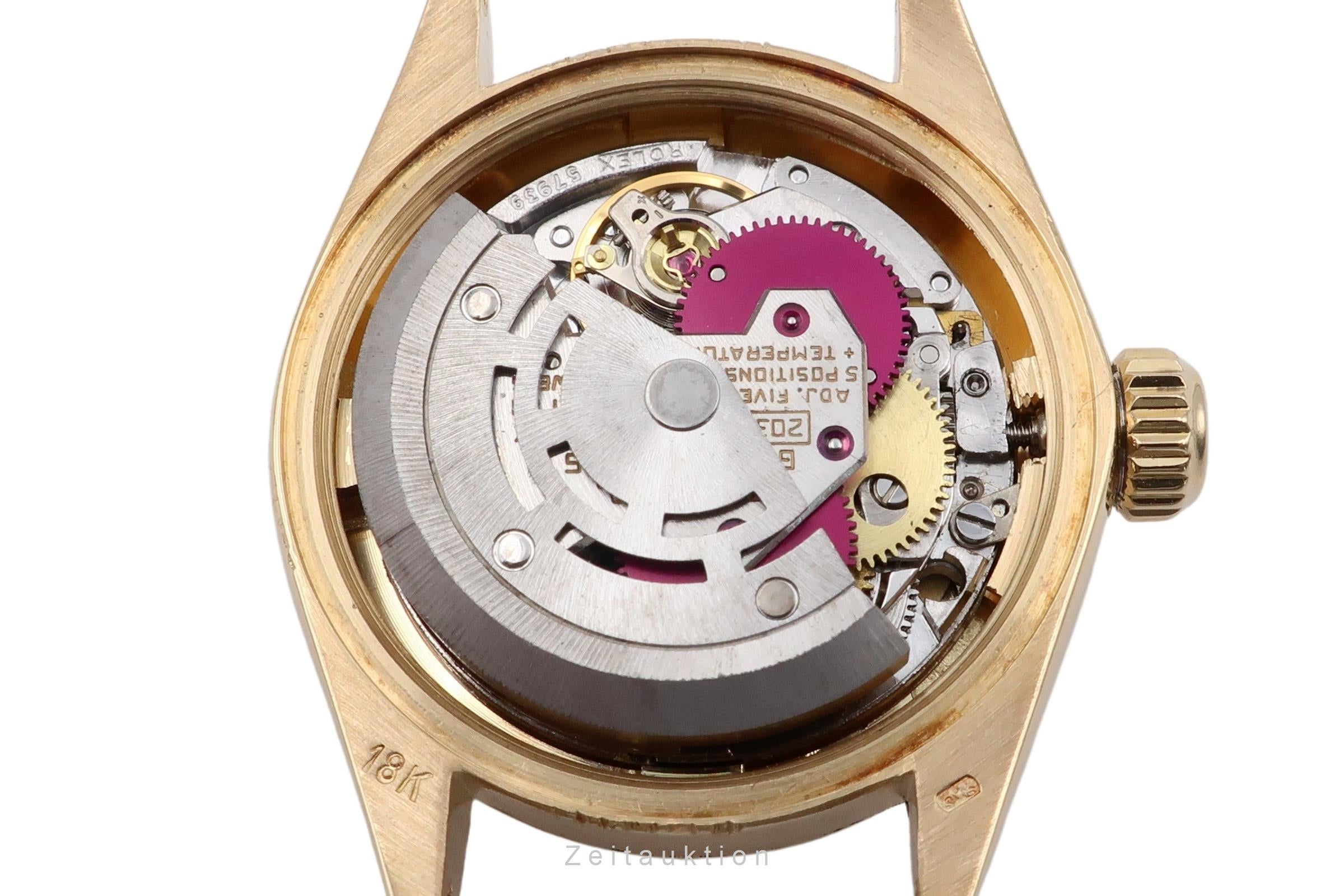 Rolex Lady Datejust 18 ct gold automatic women's watch 6904 Vintage  [2505933]