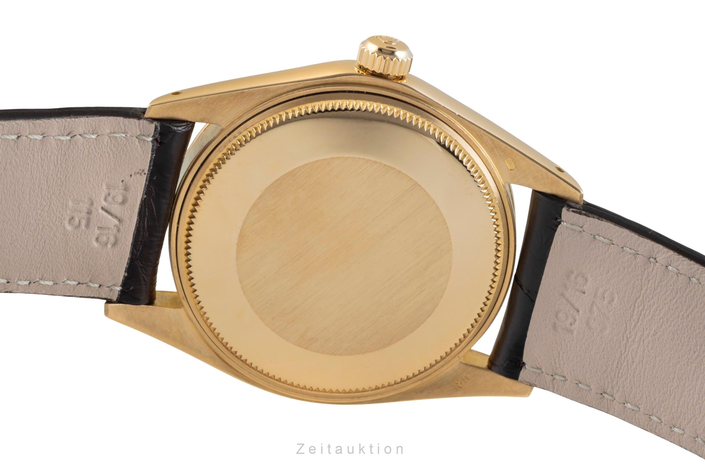 Rolex Date 18 ct gold automatic men's watch 1500 Vintage  [2505934]