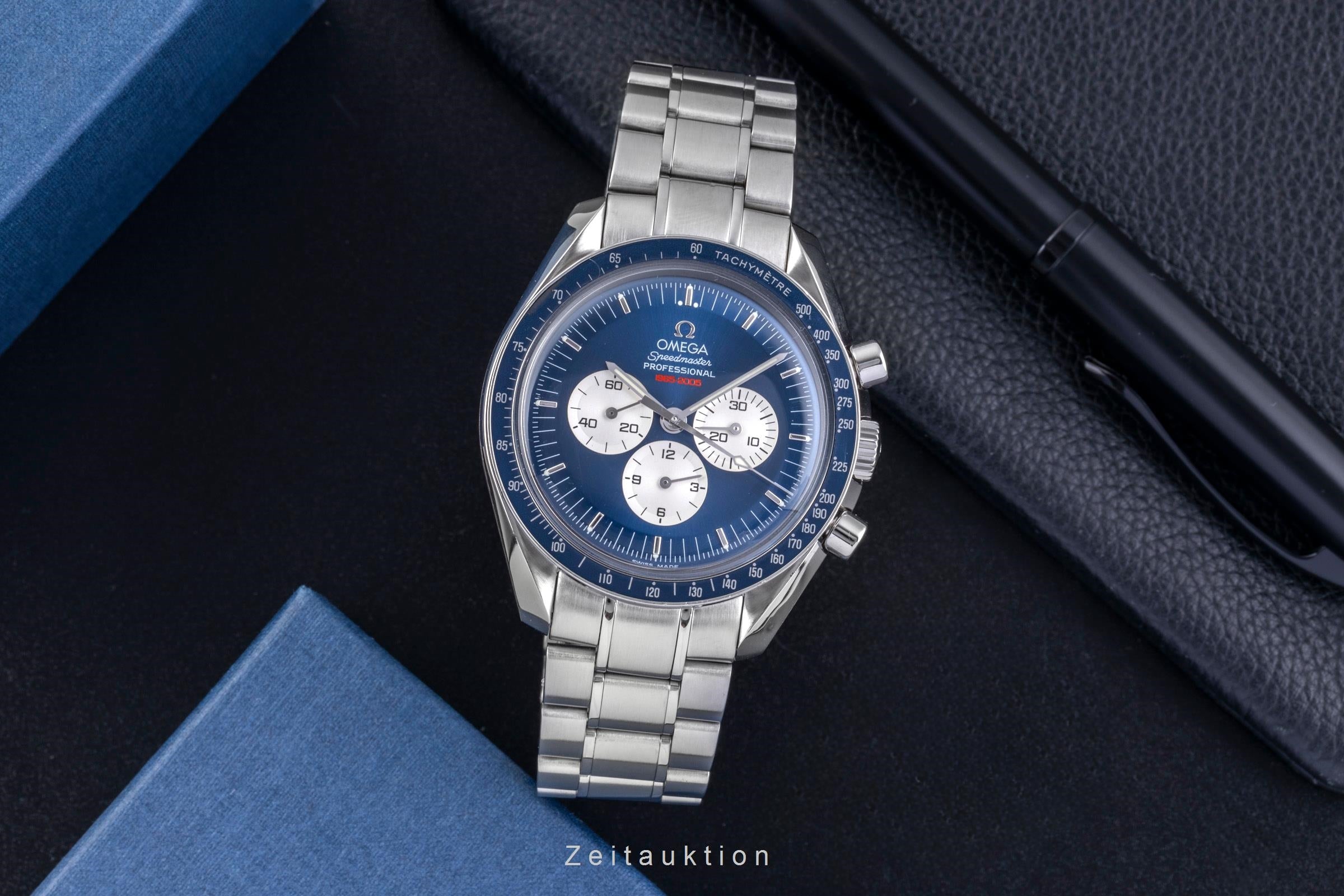 Omega Speedmaster Moonwatch chronographe acier à remontage manuel montre pour hommes 3565.80.00 Limited  [2505935]