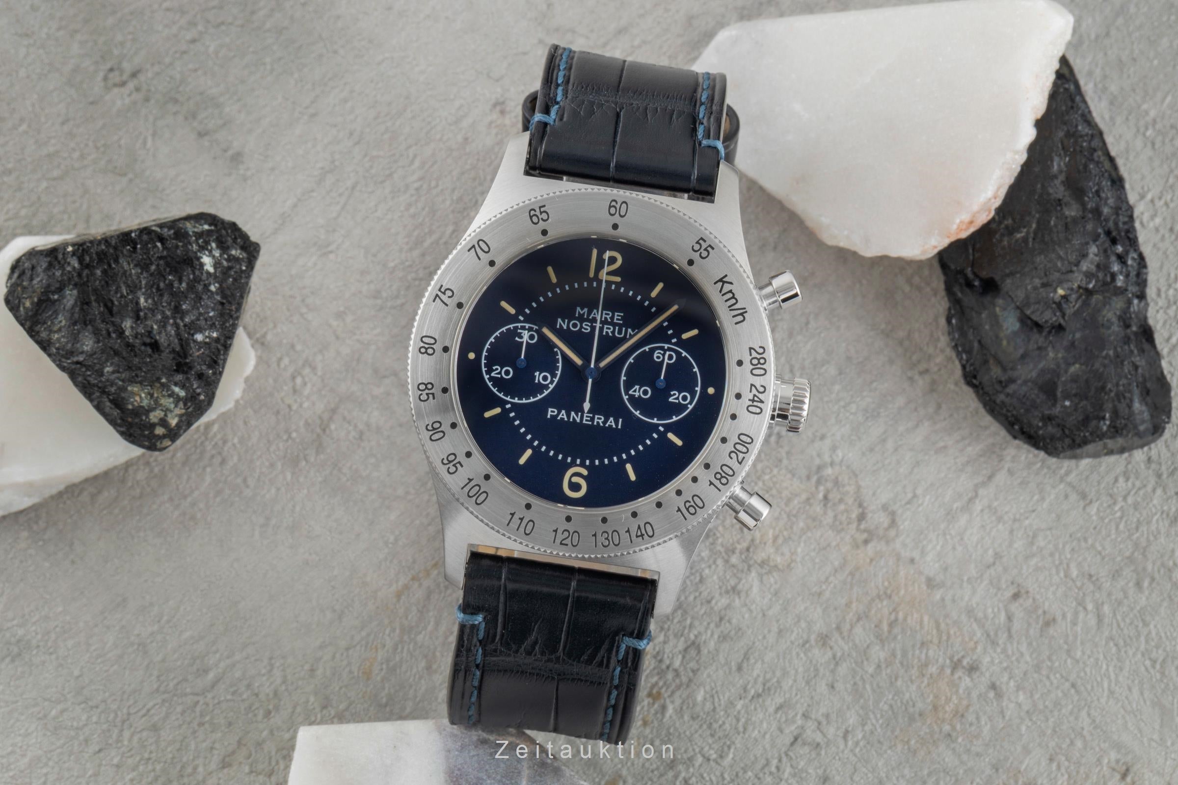 Panerai Mare Nostrum cronógrafo acero cuerda manual reloj para caballeros PAM00716  [2505940]