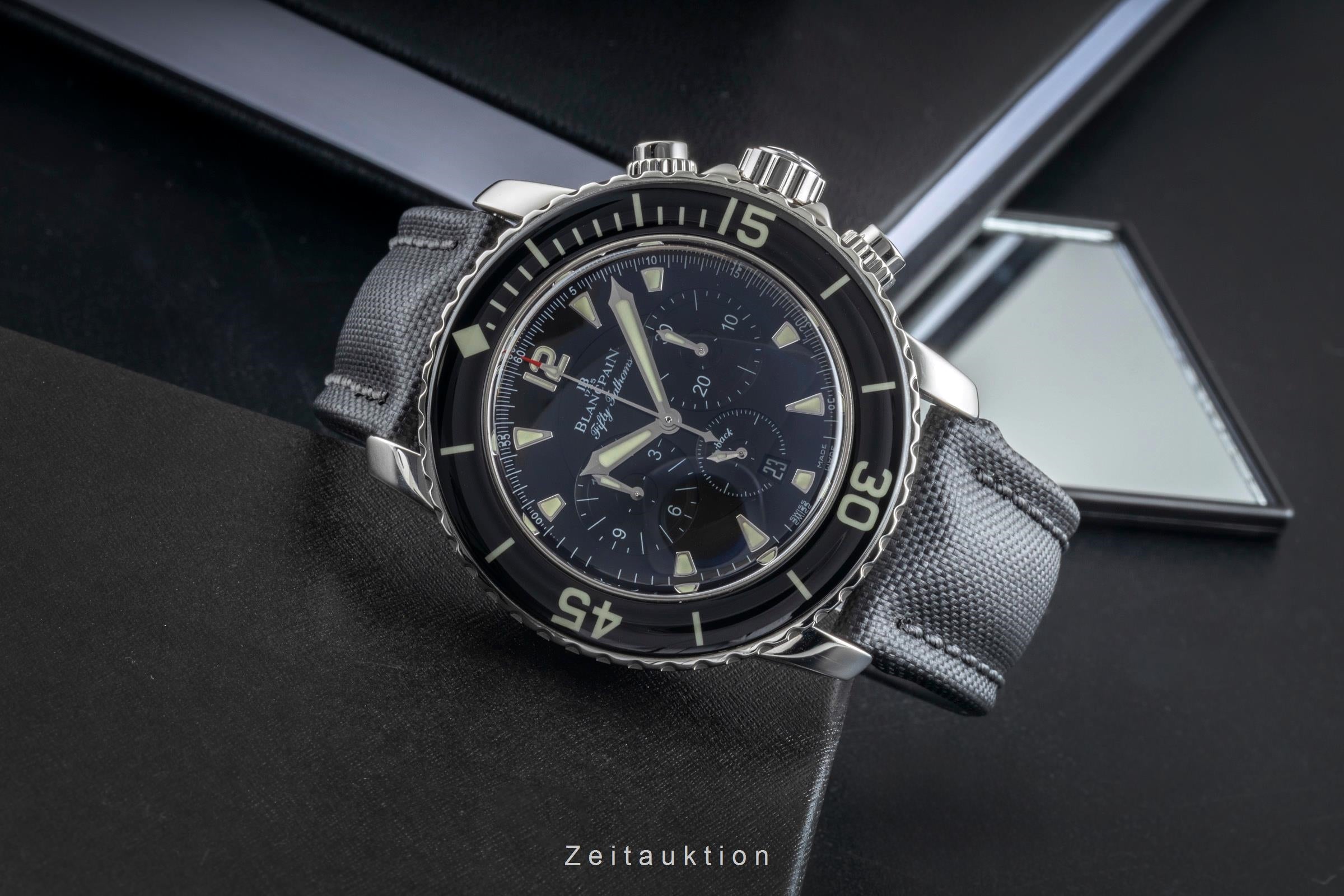 Blancpain Fifty Fathoms cronografo acciaio automatismo orologio da uomo 5085F 1130 52B LP: 21250EUR  [2505942]