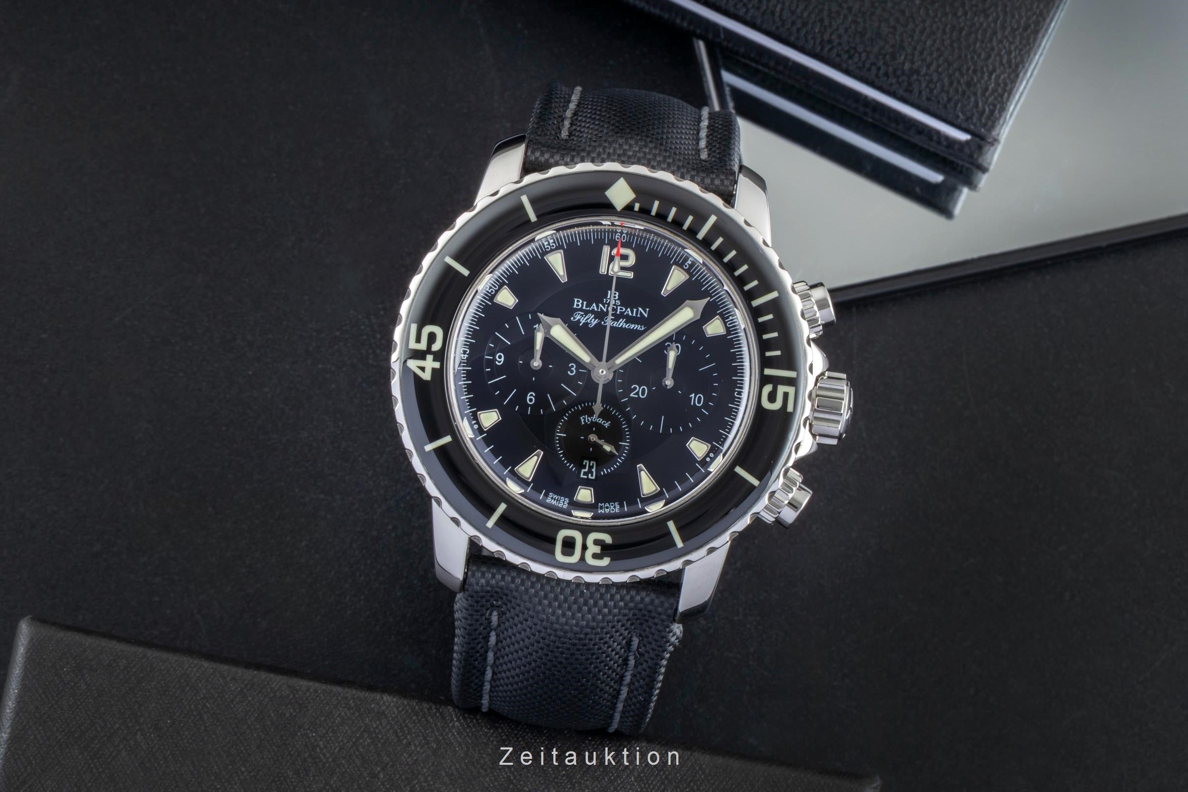 Blancpain Fifty Fathoms cronografo acciaio automatismo orologio da uomo 5085F 1130 52B LP: 21250EUR  [2505942]