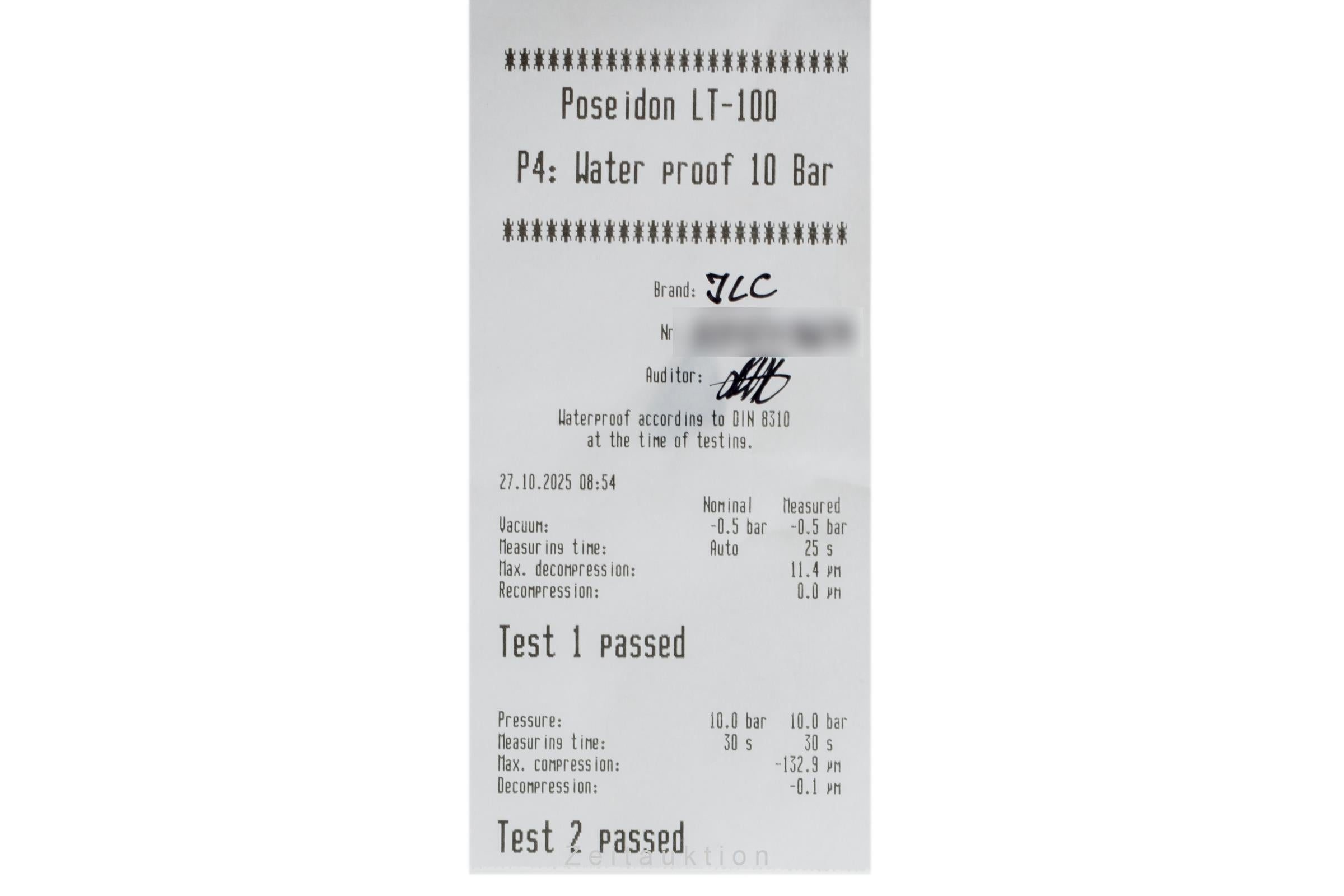 Jaeger LeCoultre Polaris acier automatique montre pour hommes Q9008480 , 841.8.37.S  [2505943]