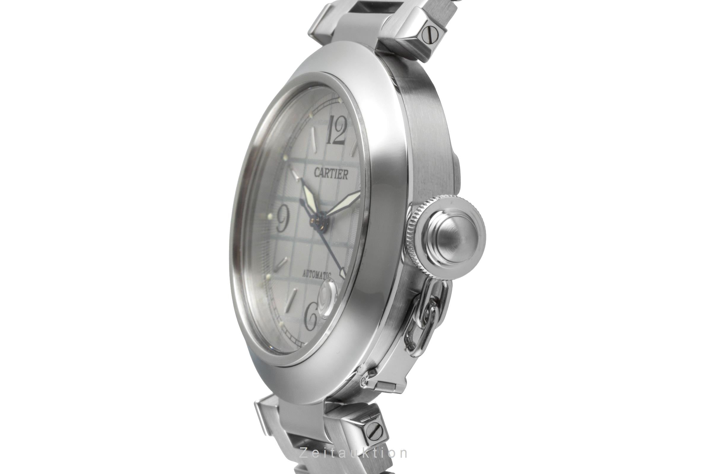 Cartier Pasha steel automatic men's watch W31023M7  [2505946]