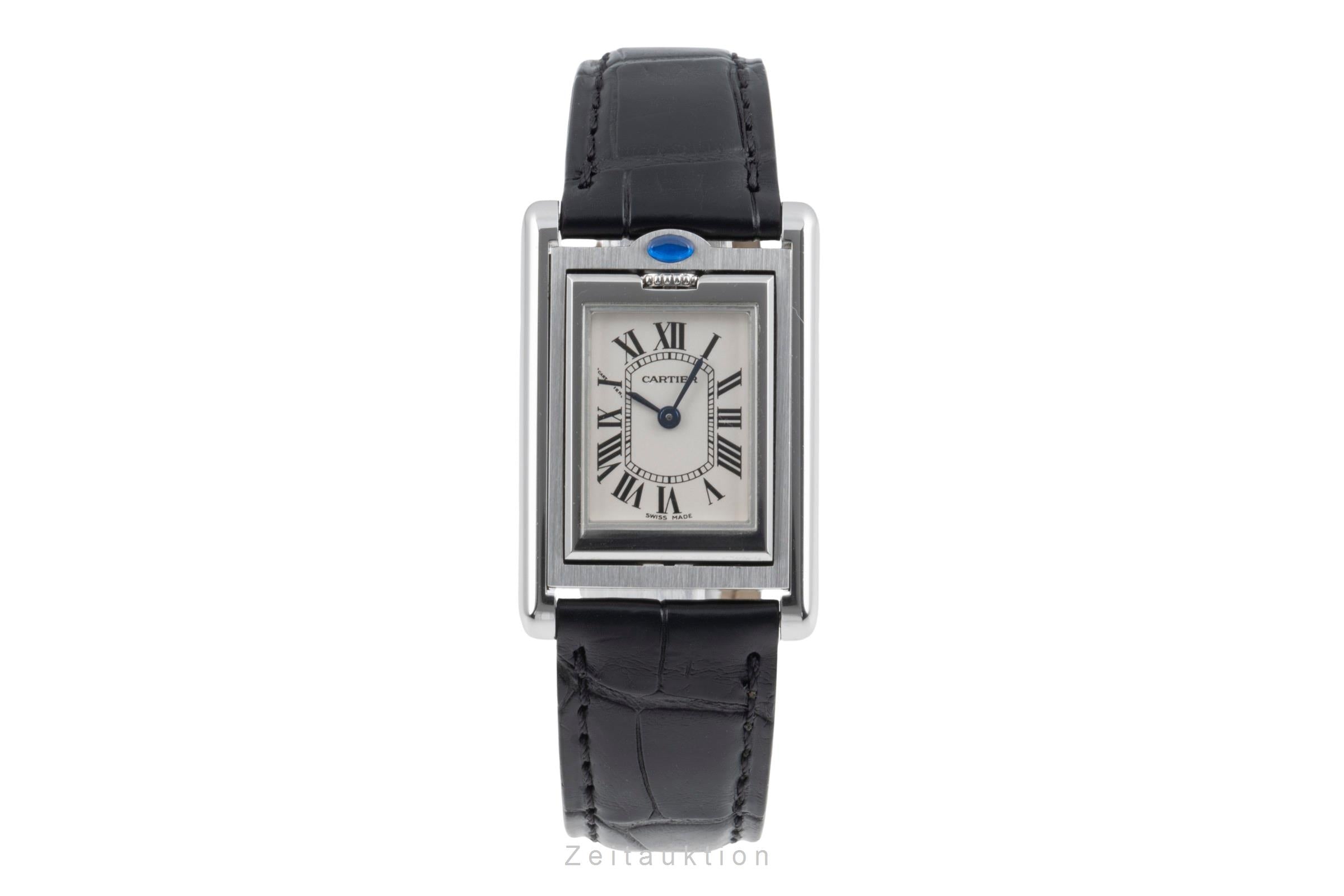 Cartier Basculante acier quartz montre pour femmes W1011155  [2505947]