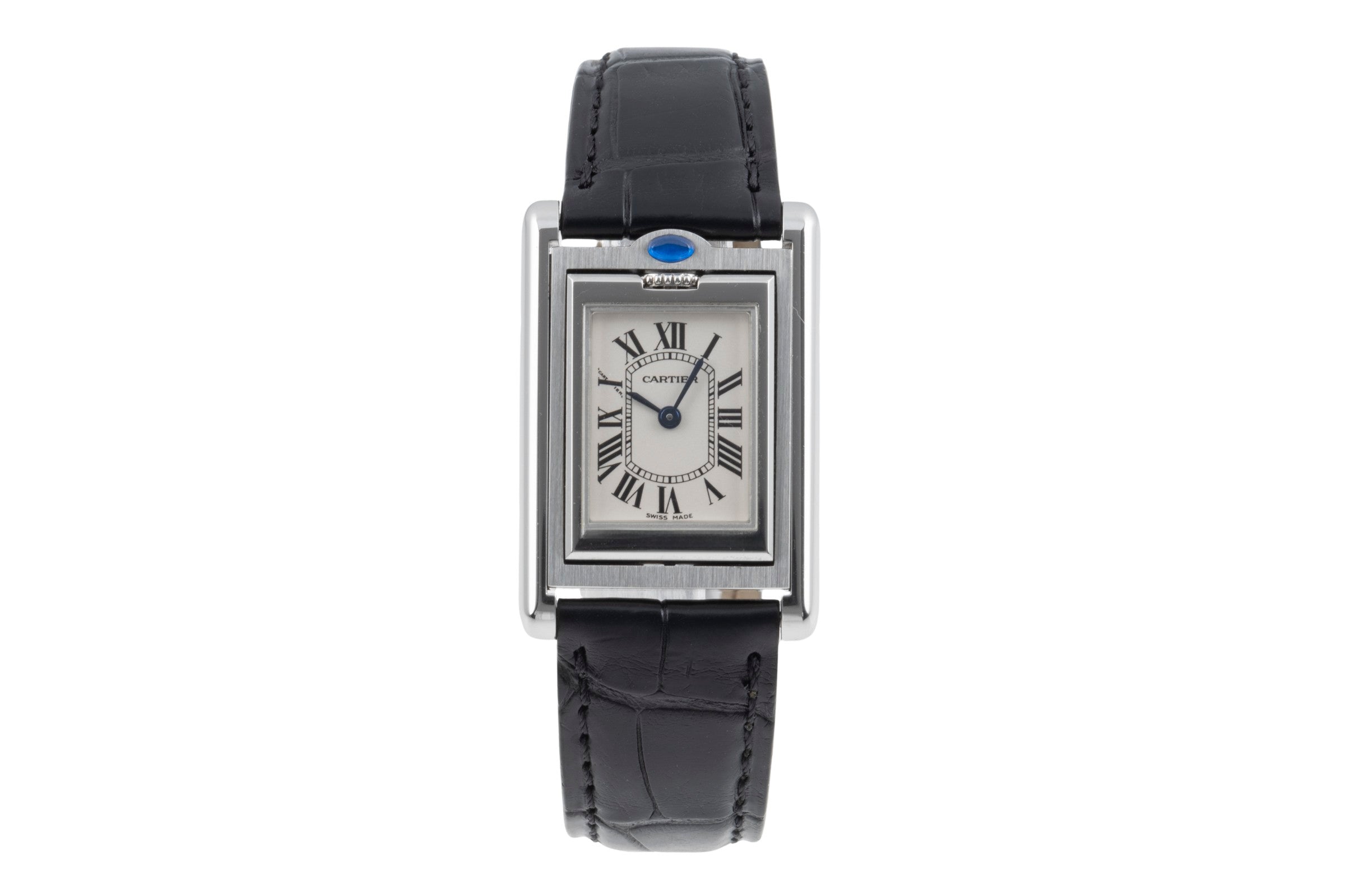 Cartier Basculante acier quartz montre pour femmes W1011155  [2505947]