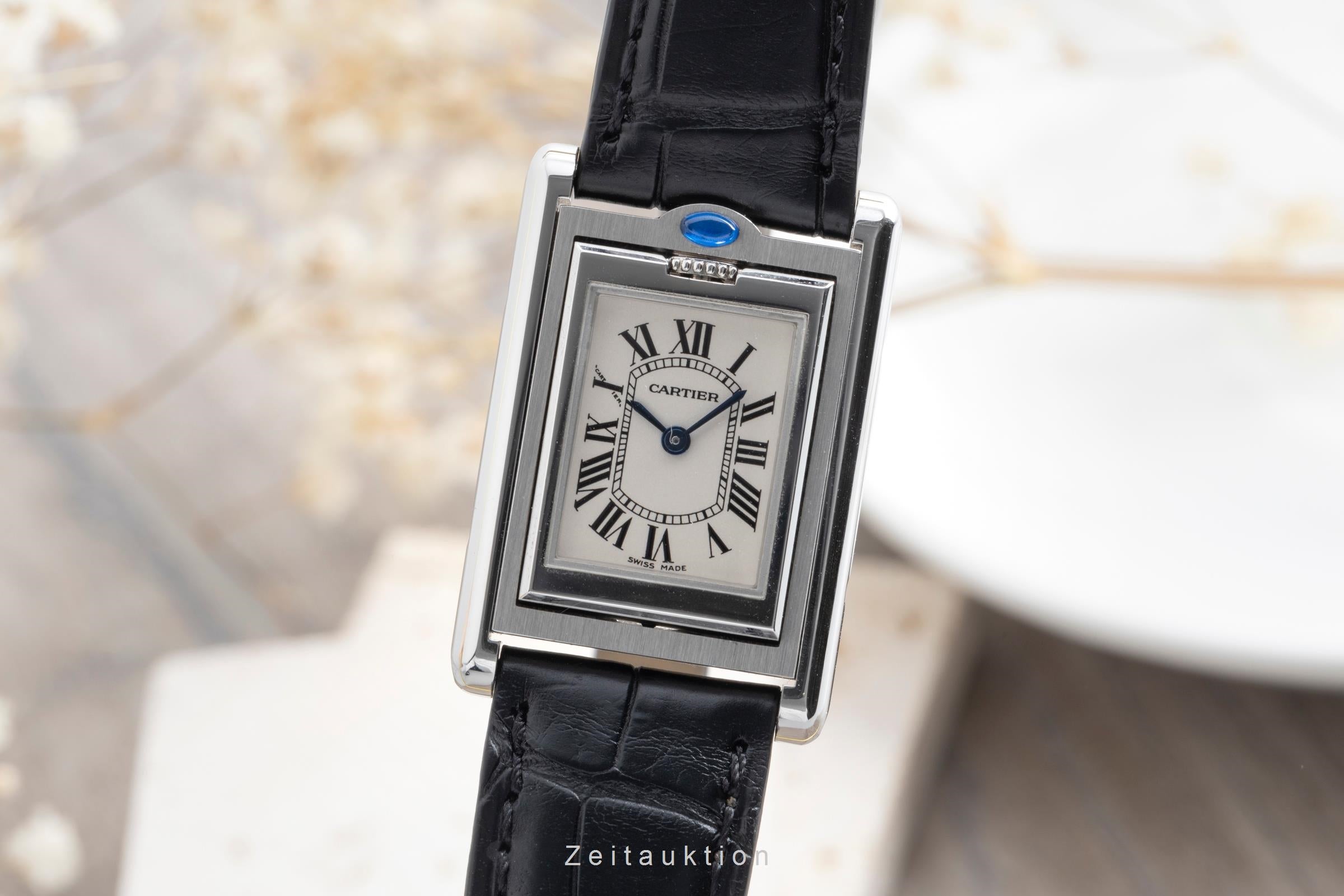 Cartier Basculante acier quartz montre pour femmes W1011155  [2505947]